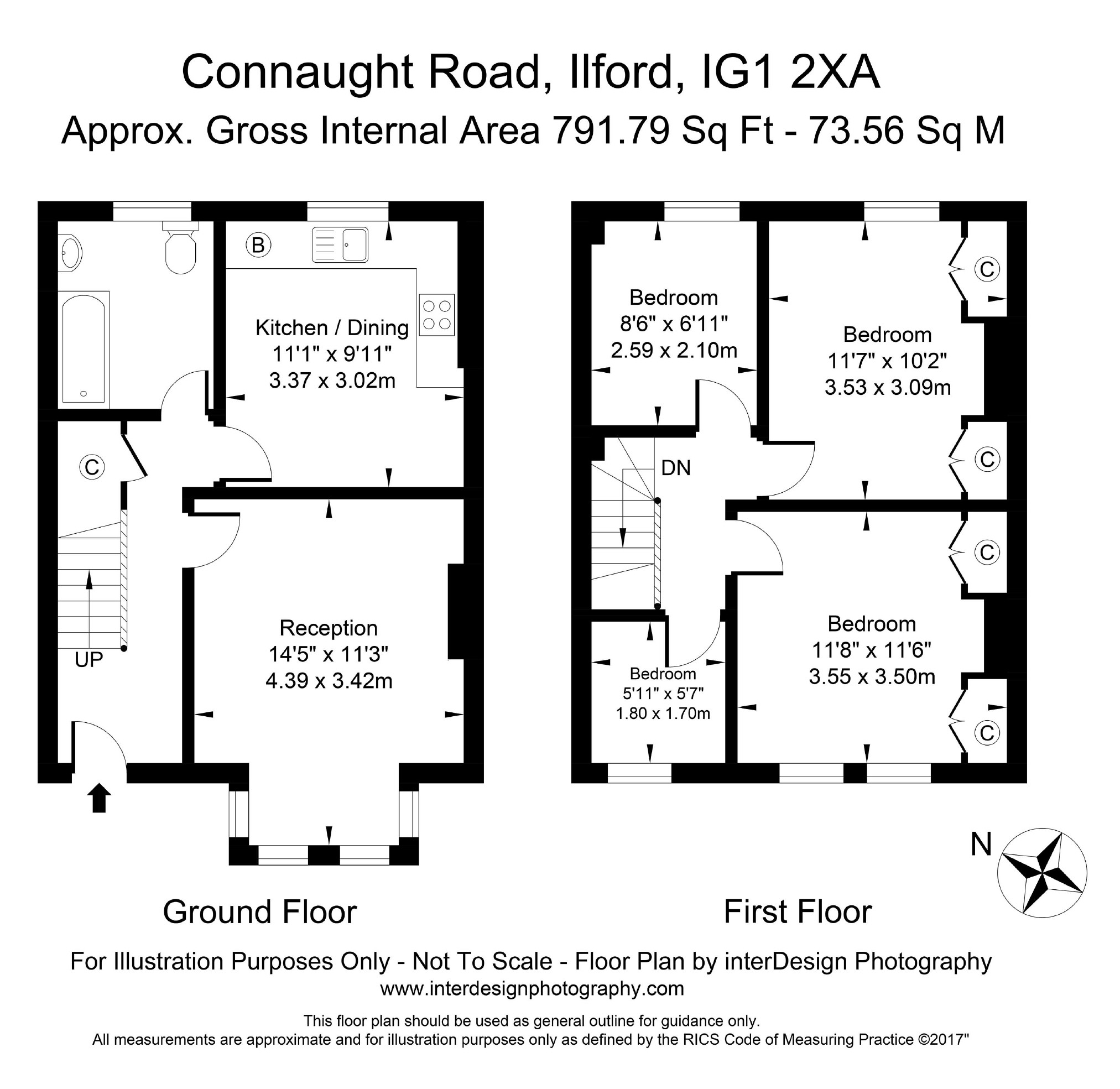 4 Bedrooms Flat for sale in Connaught Road, Ilford, Essex IG1