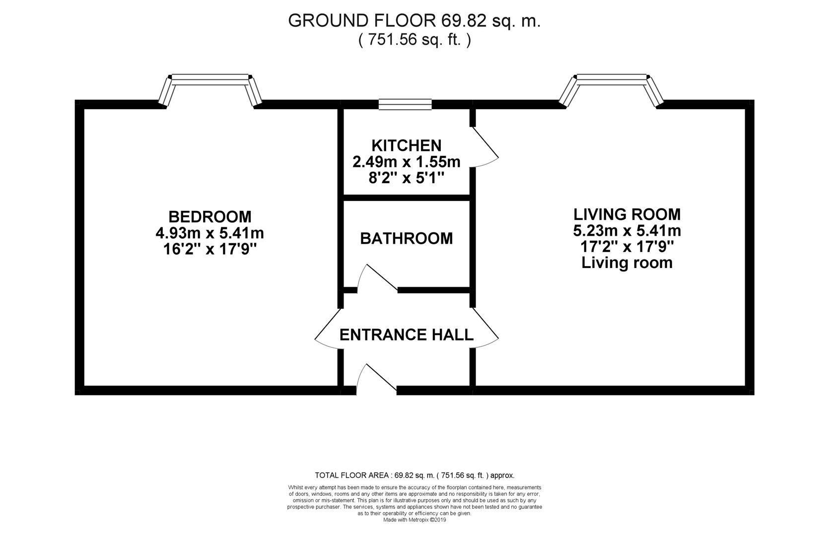 1 Bedrooms Flat for sale in Warrior Square, St. Leonards-On-Sea TN37