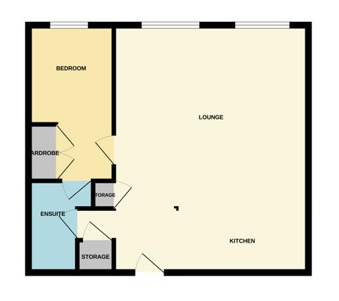 Apt 214, Local Crescent, 14 Hulme Street floorplan