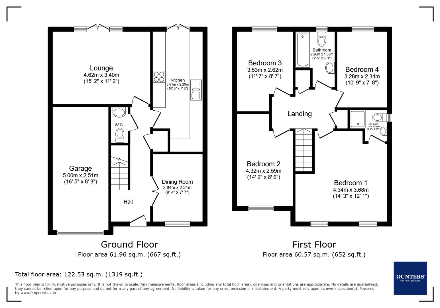 22, Briscoe Close, Leigh floorplan