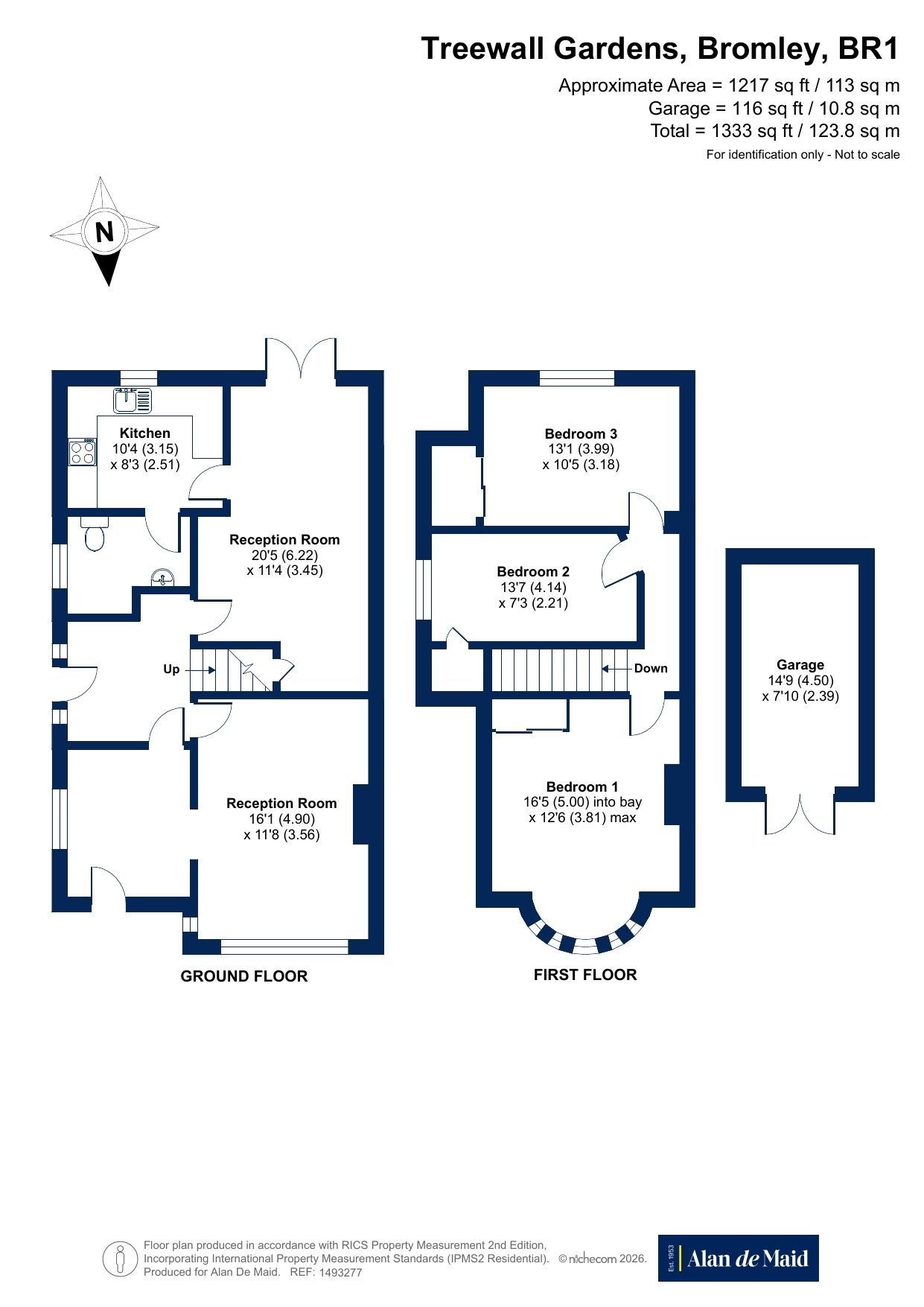 36, Treewall Gardens, Bromley floorplan