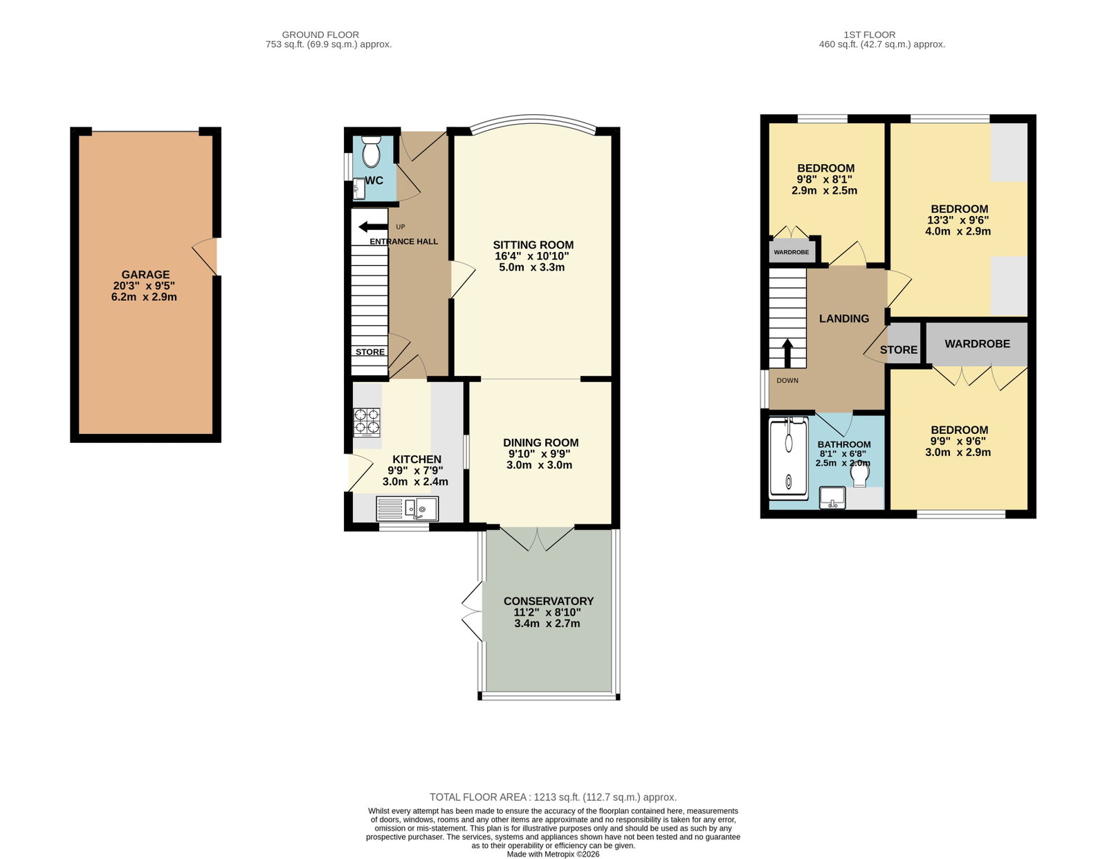 55, Matthews Close, Deal floorplan