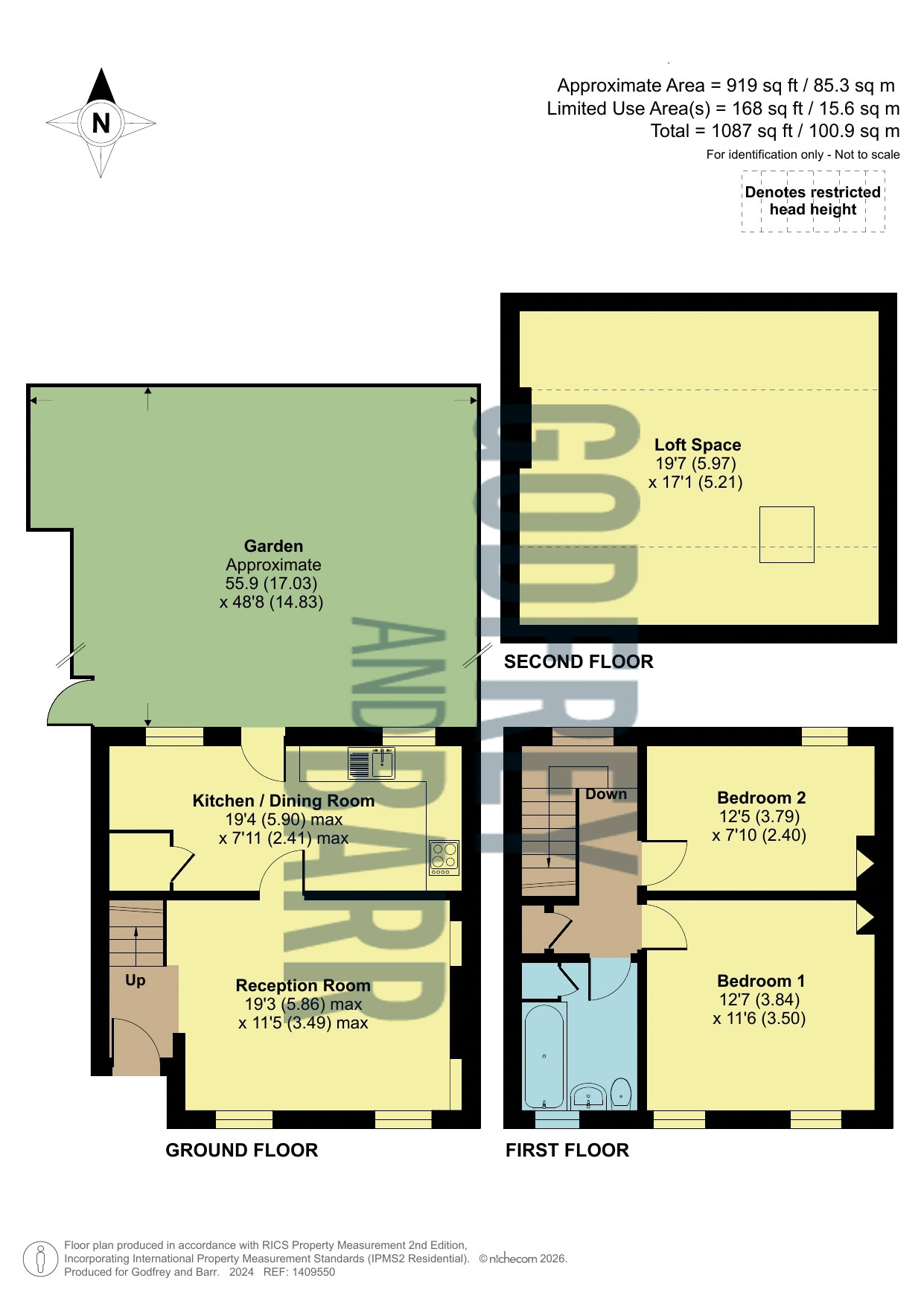 Temple Fortune Hill, Temple Fortune Hill, Hampstead Garden Suburb floorplan