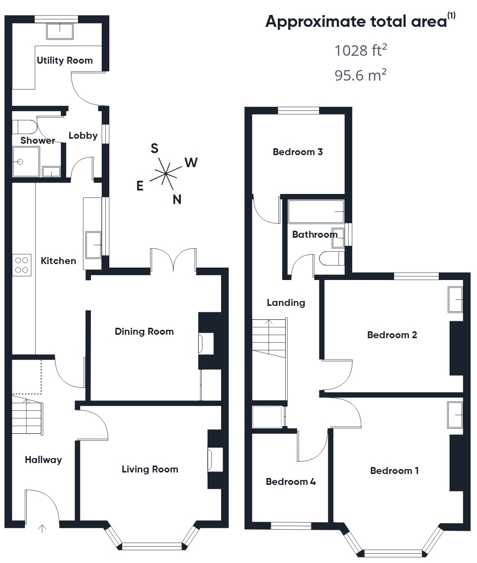 69, Victoria Road, Bude floorplan