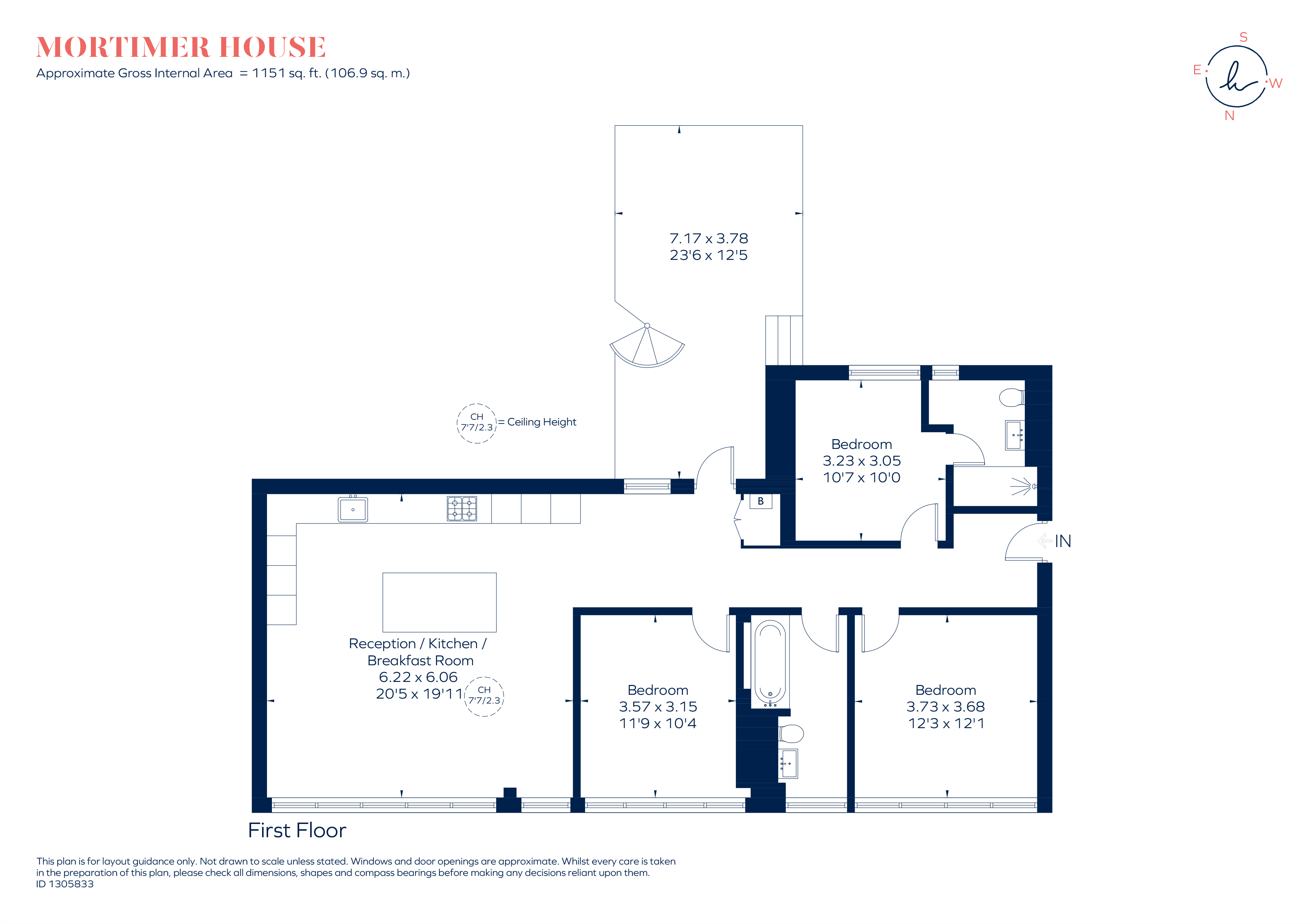 5, Mortimer House, 10 Furmage Street, London floorplan