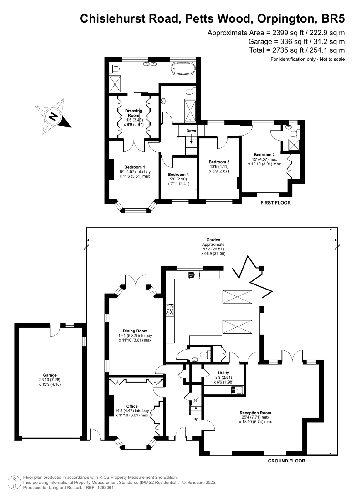 255, Chislehurst Road, Orpington floorplan