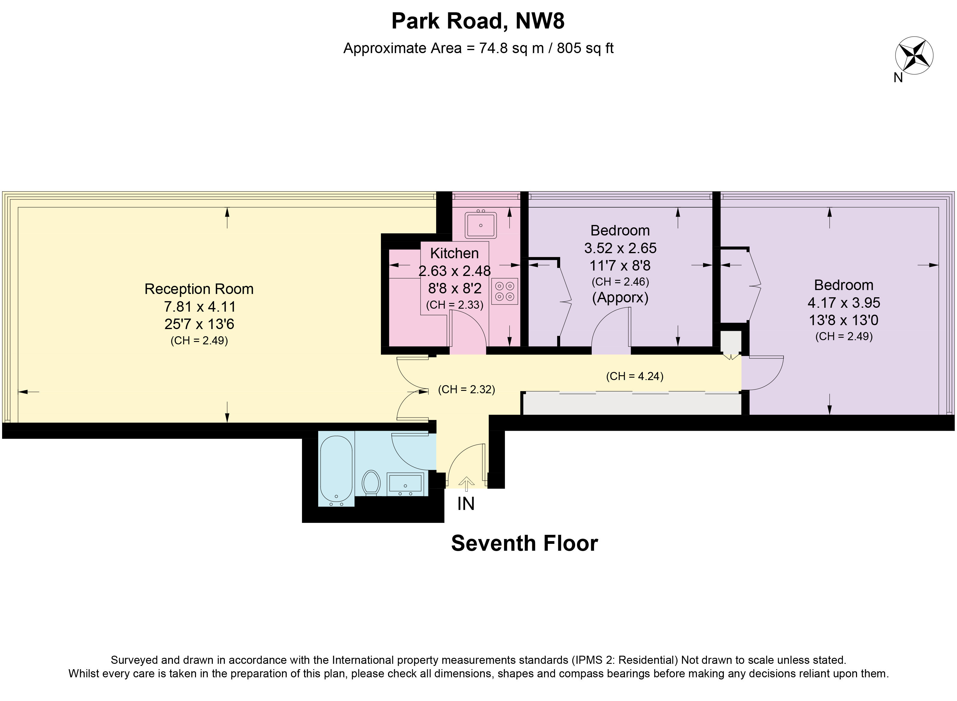 125, Park Road, London floorplan