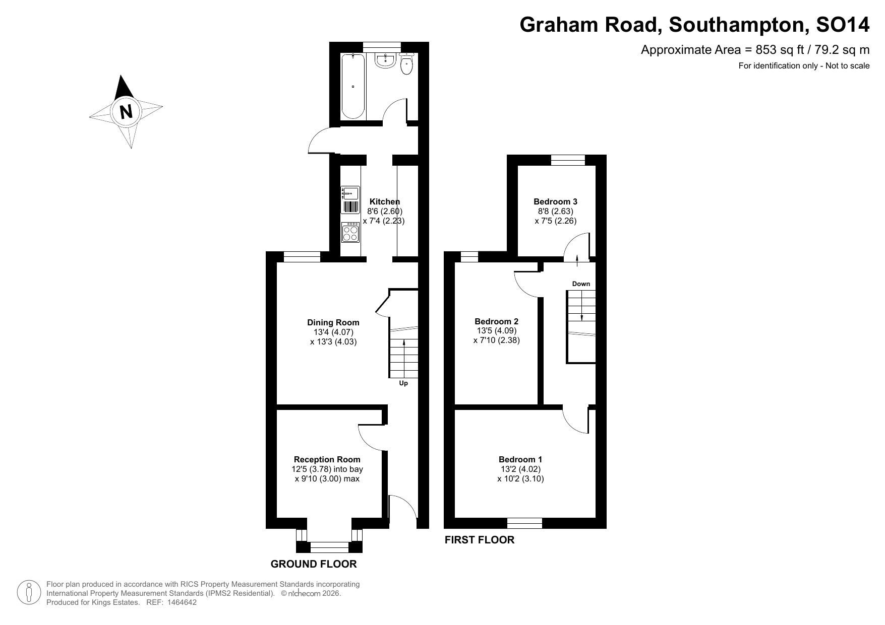 19, Graham Road, Southampton floorplan