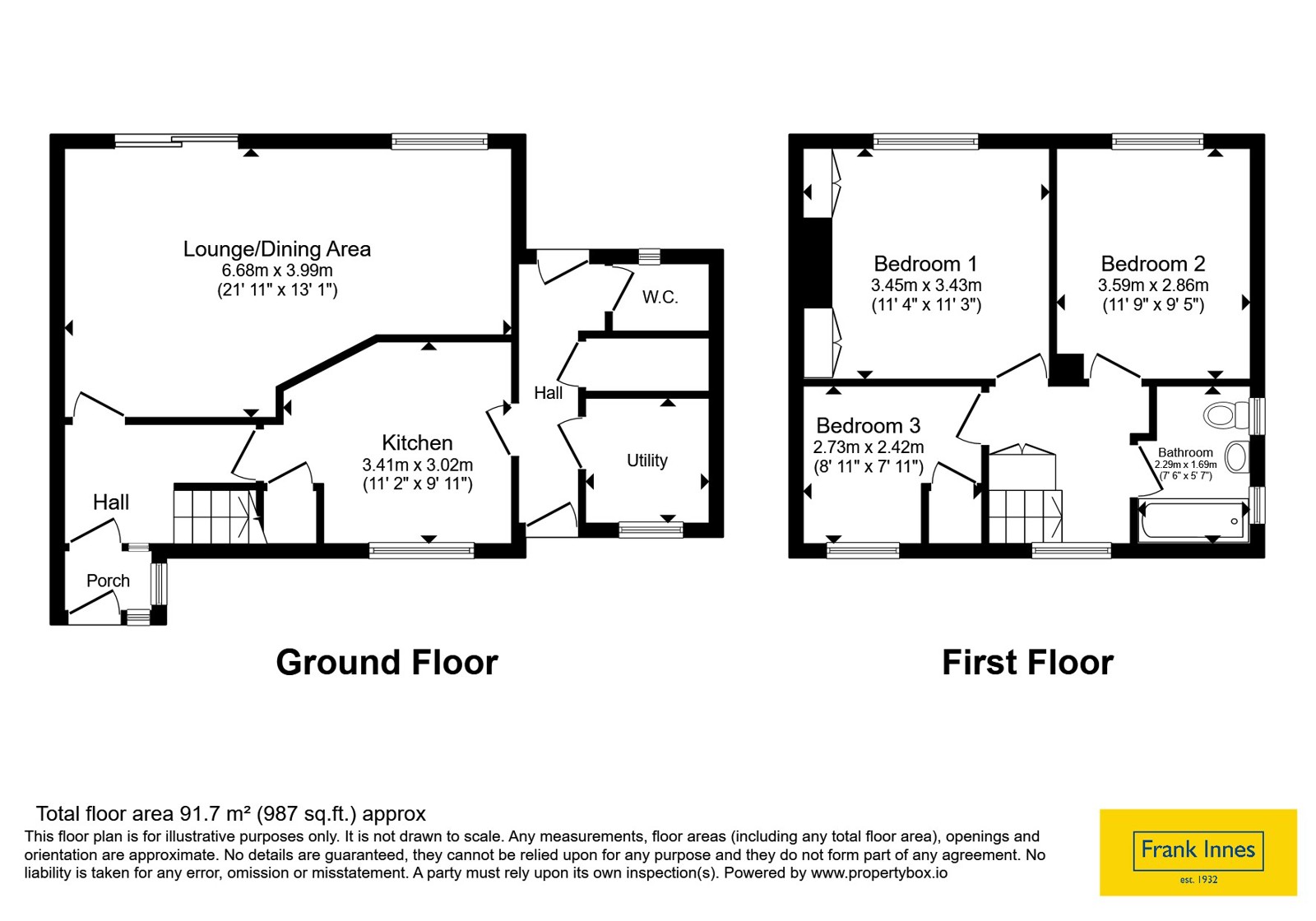 16, Tewkesbury Crescent, Derbyshire floorplan