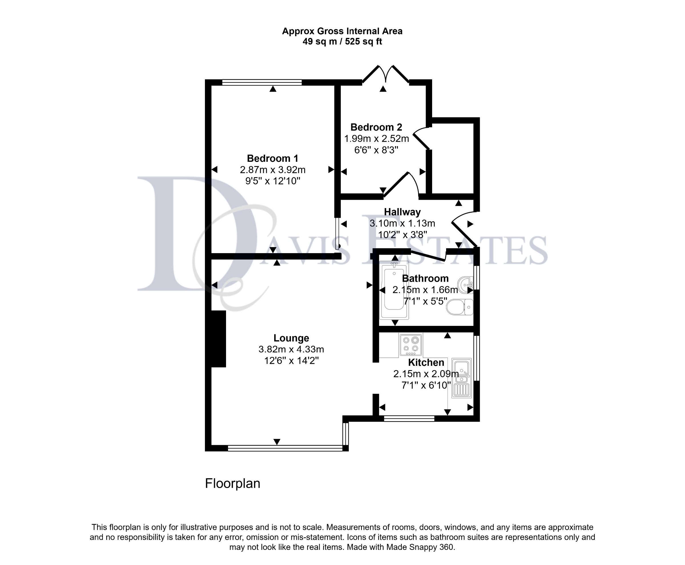 12a Michael Gardens, Hornchurch floorplan
