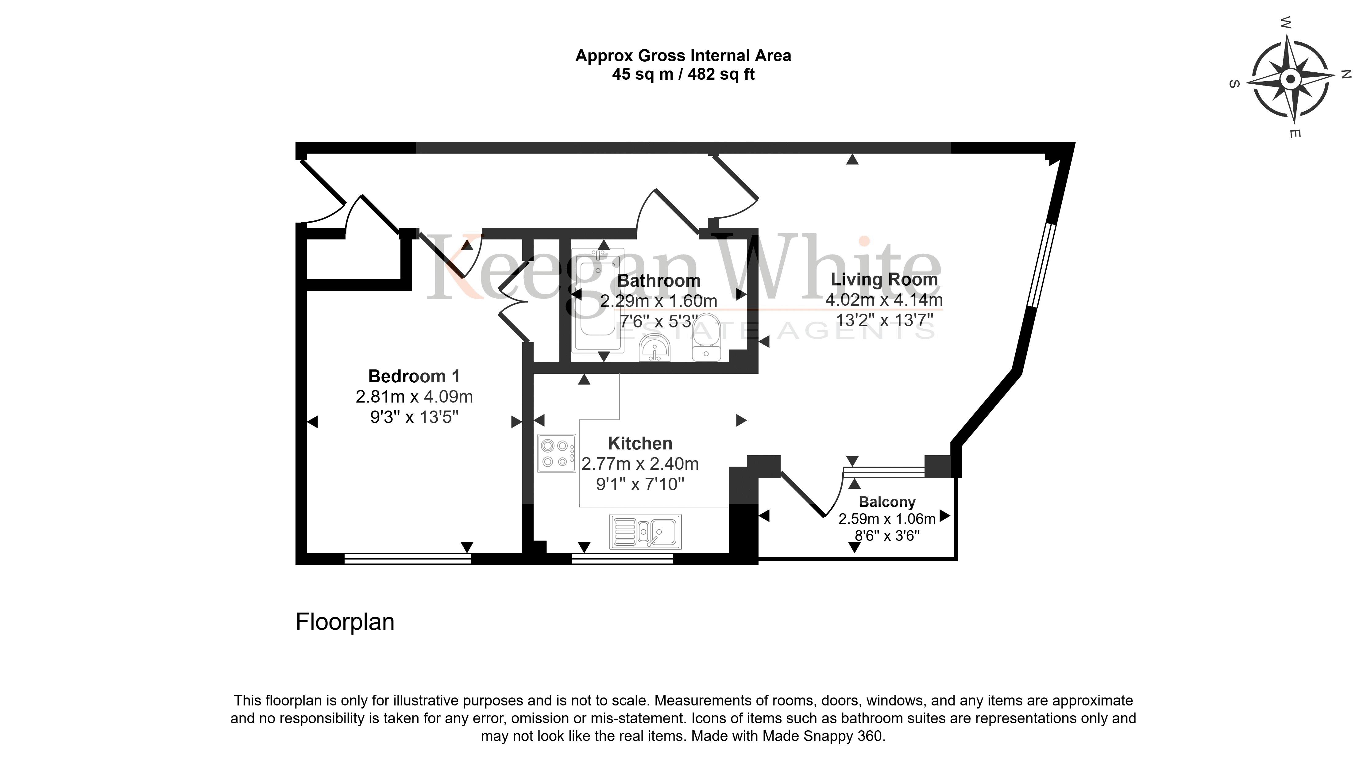 97, St Hughes Avenue, High Wycombe floorplan