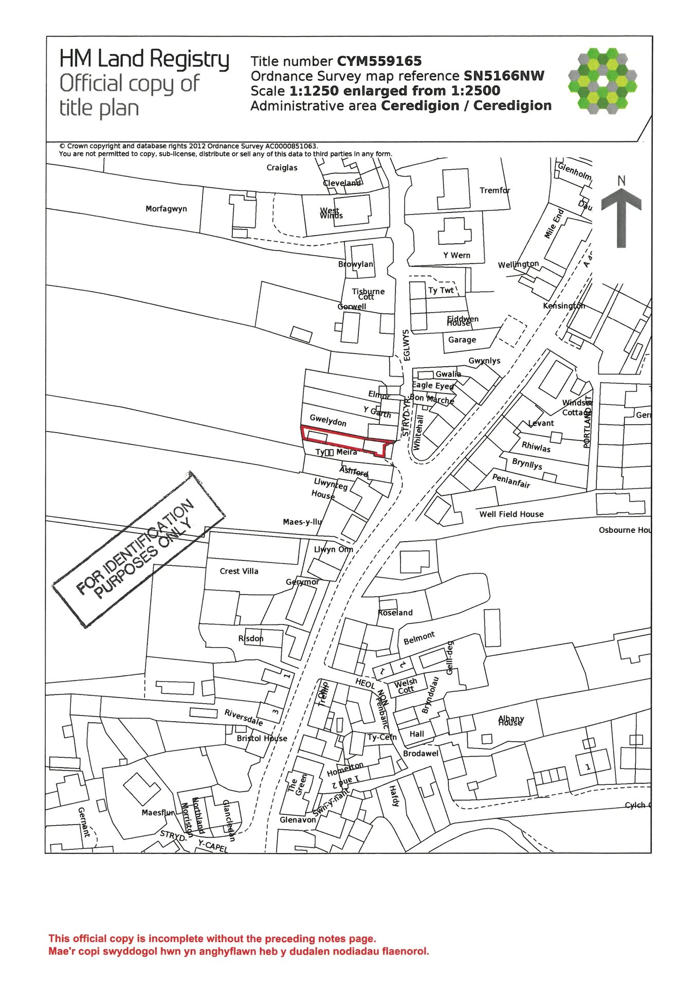Ty Meira, Stryd Yr Eglwys, Llanon floorplan