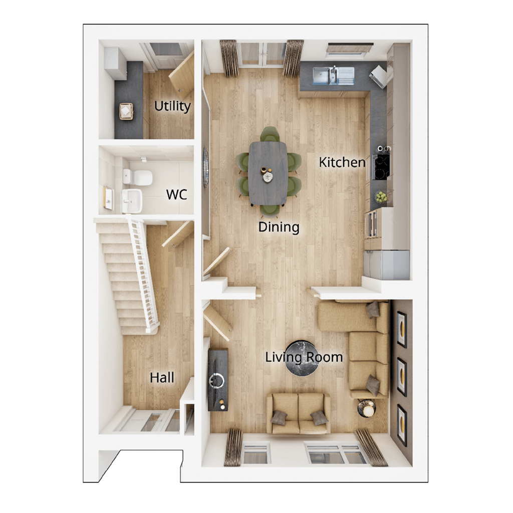 The Bittesford - Plot 73, Stoneridge Hall, Stone Cellar Road, Usworth, Washington floorplan