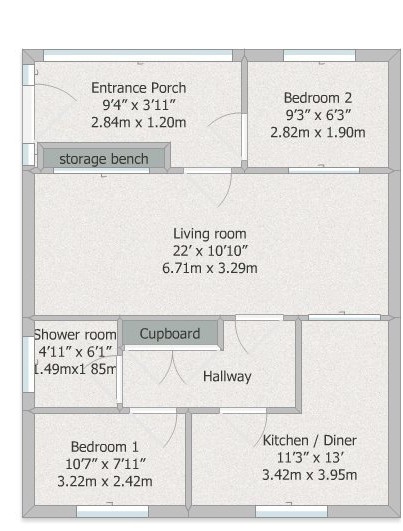 Ellaville, criffel way, Dumfries floorplan