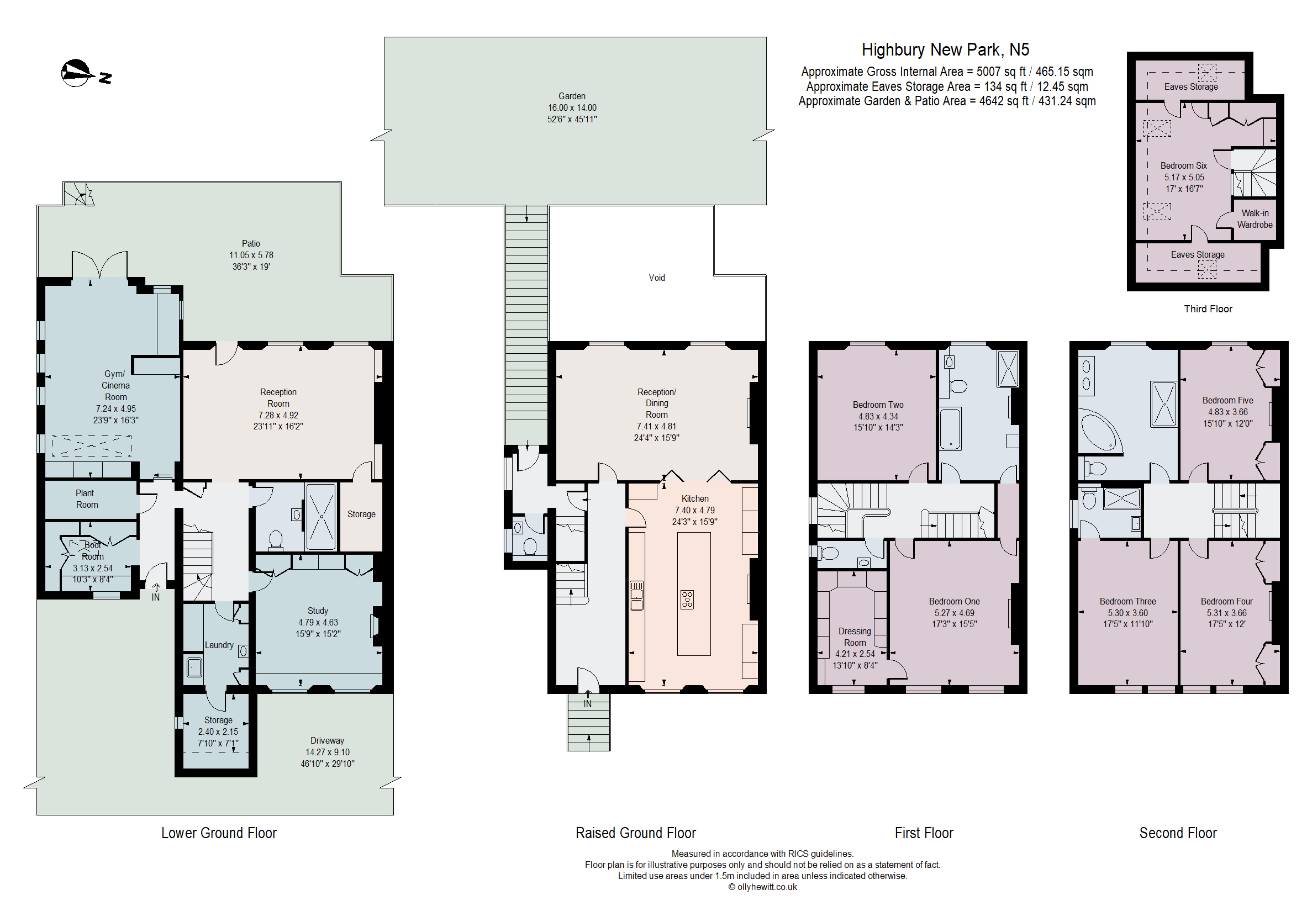 69, Highbury New Park, London floorplan