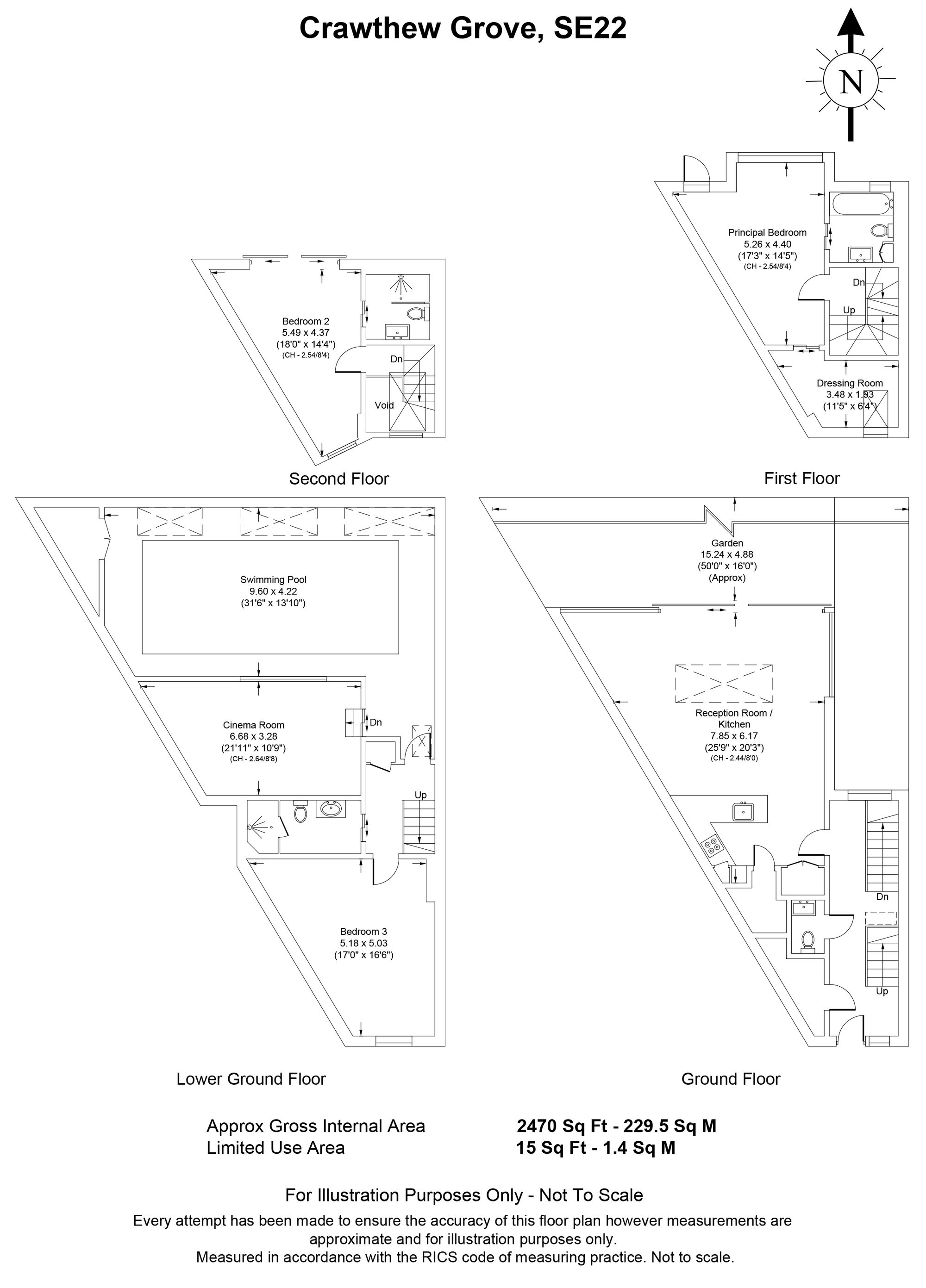 68a Crawthew Grove, London floorplan