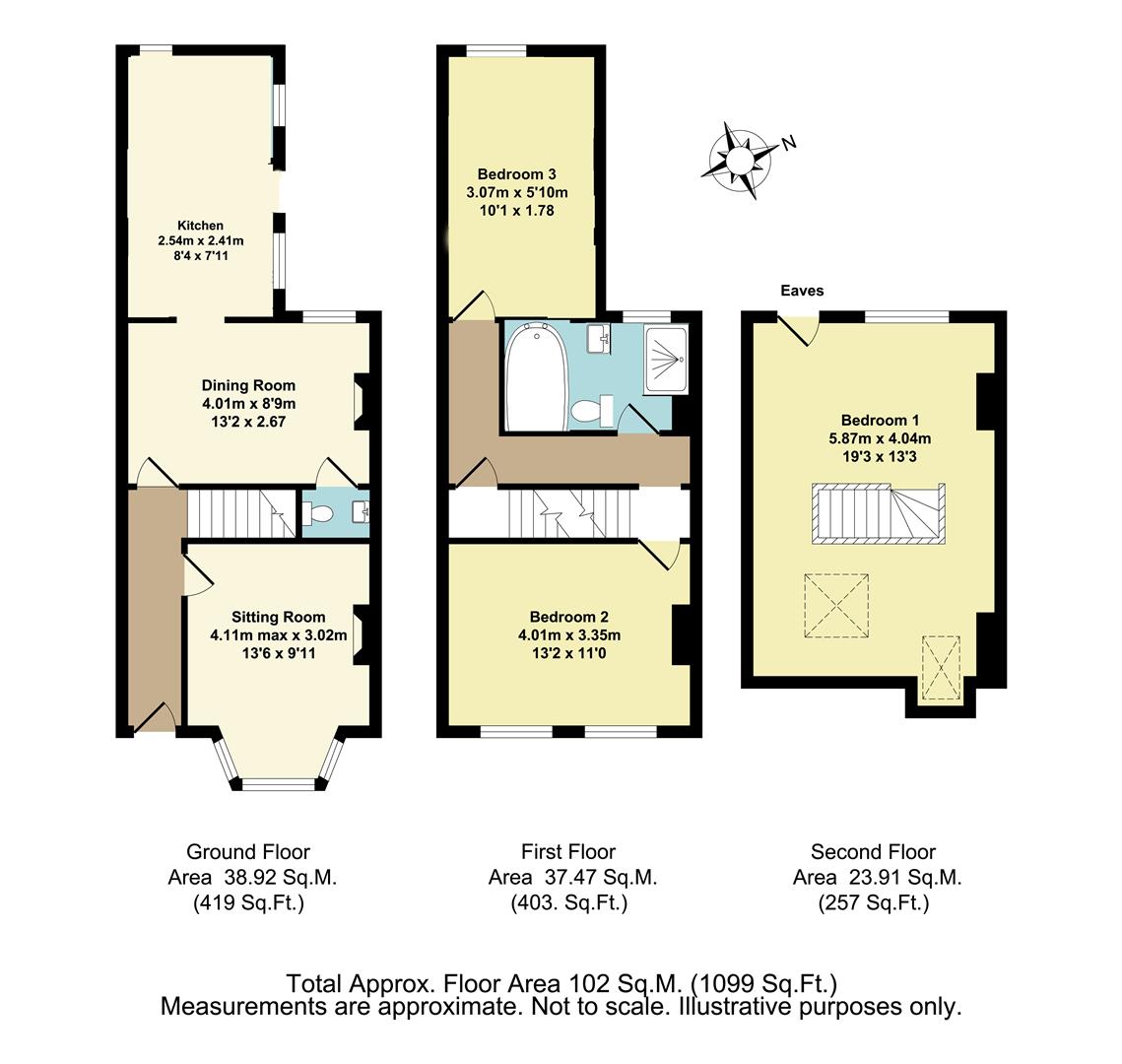 3 Bedrooms Terraced house for sale in Station Road, Claygate, Esher KT10