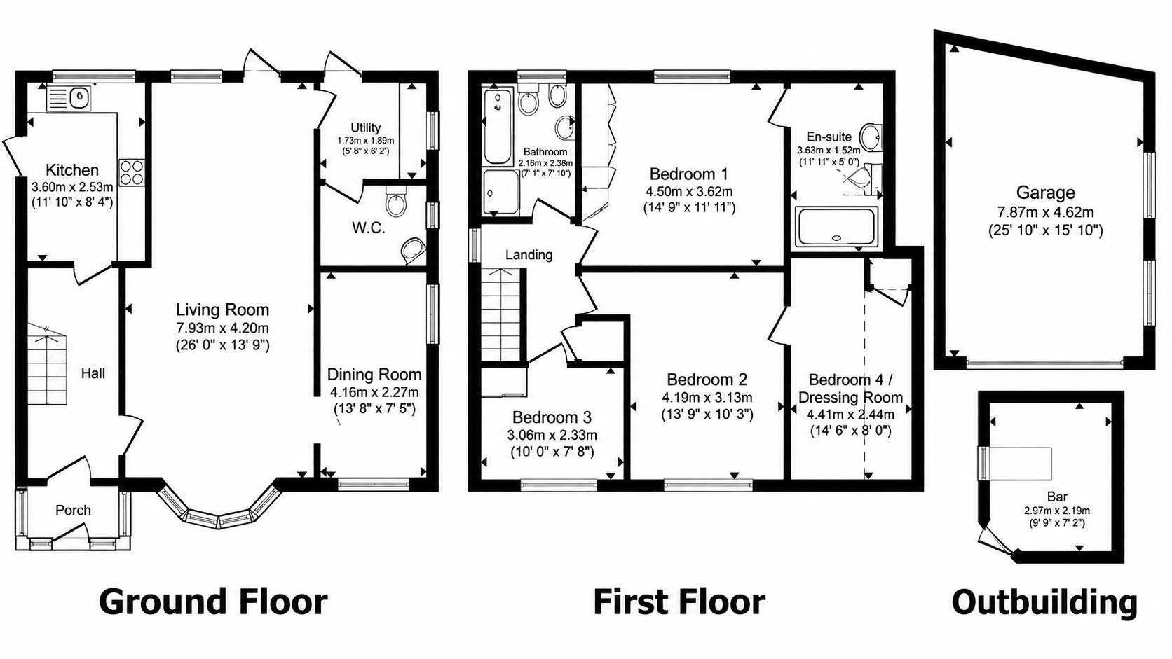 Marian Close, Grays floorplan