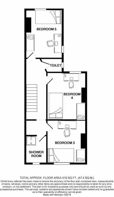 63, Cromwell Street, Nottingham floorplan