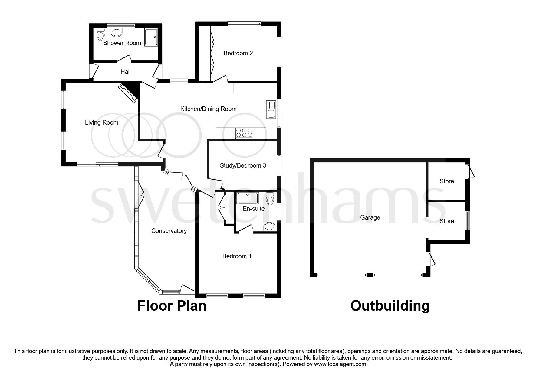 Sunnyridge Avenue, Marford, Wrexham LL12, 3 bedroom detached bungalow
