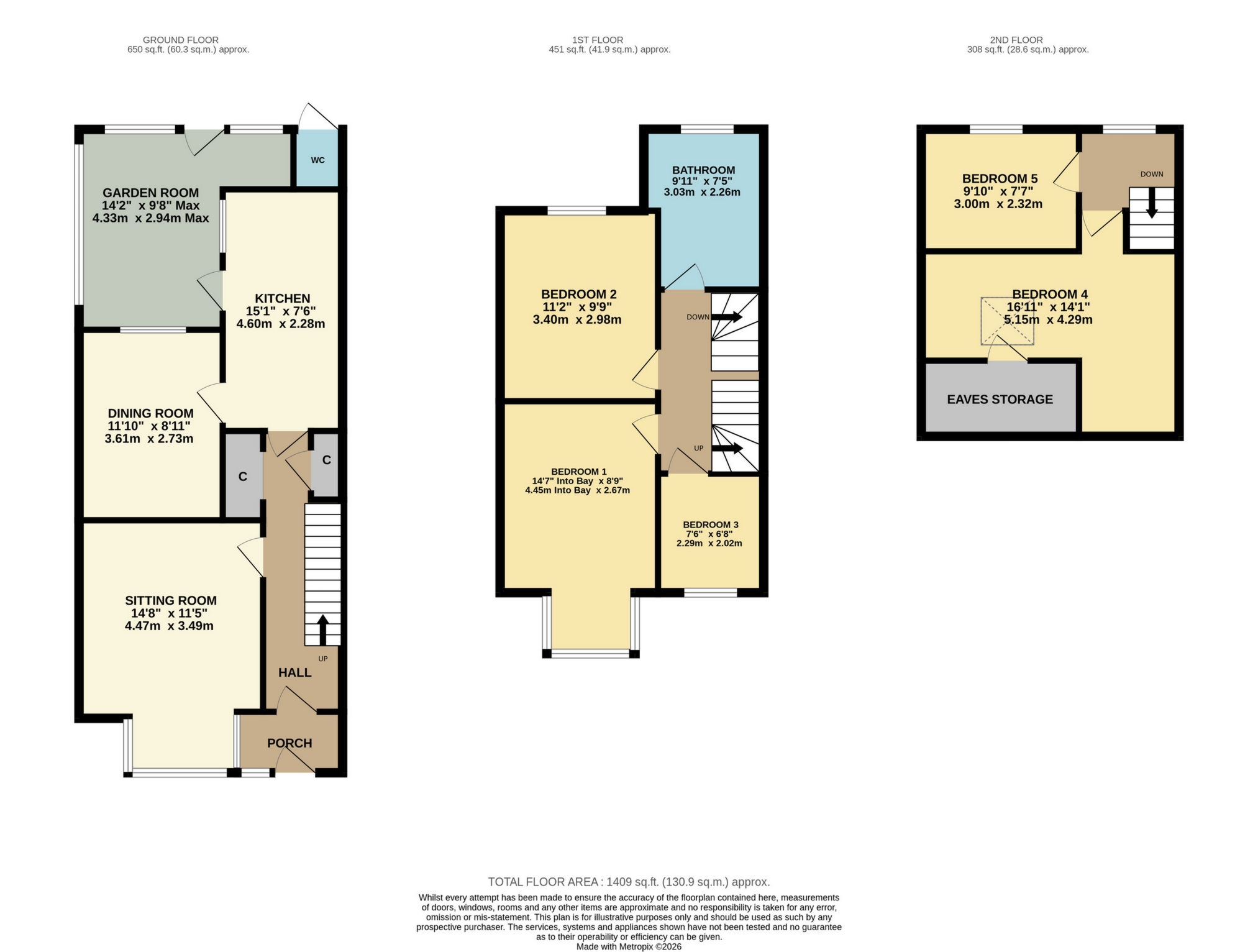47, West Coker Road, Yeovil floorplan