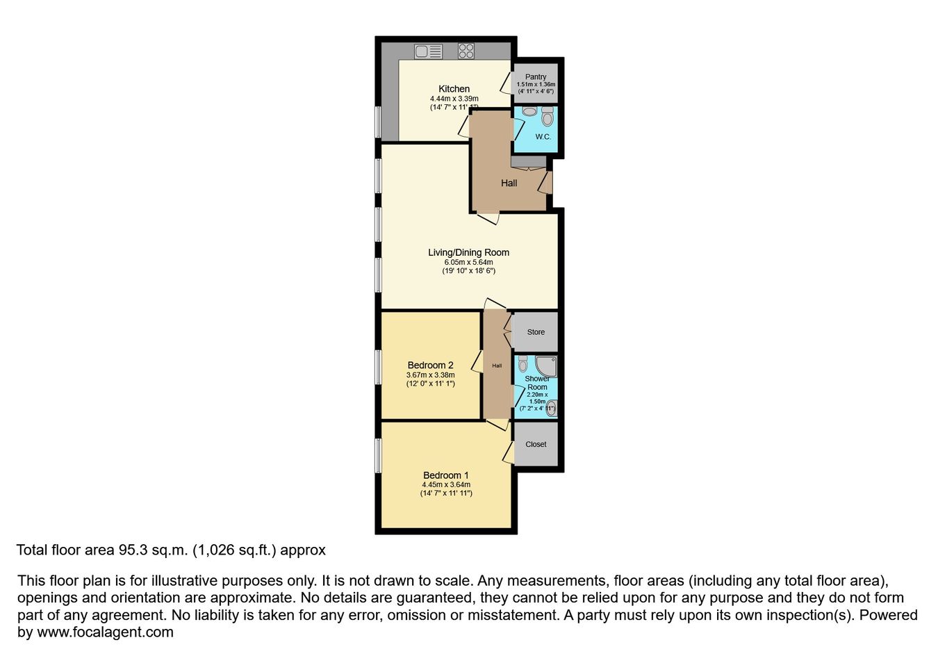 Portland Court, Wellington Road, Wallasey floorplan