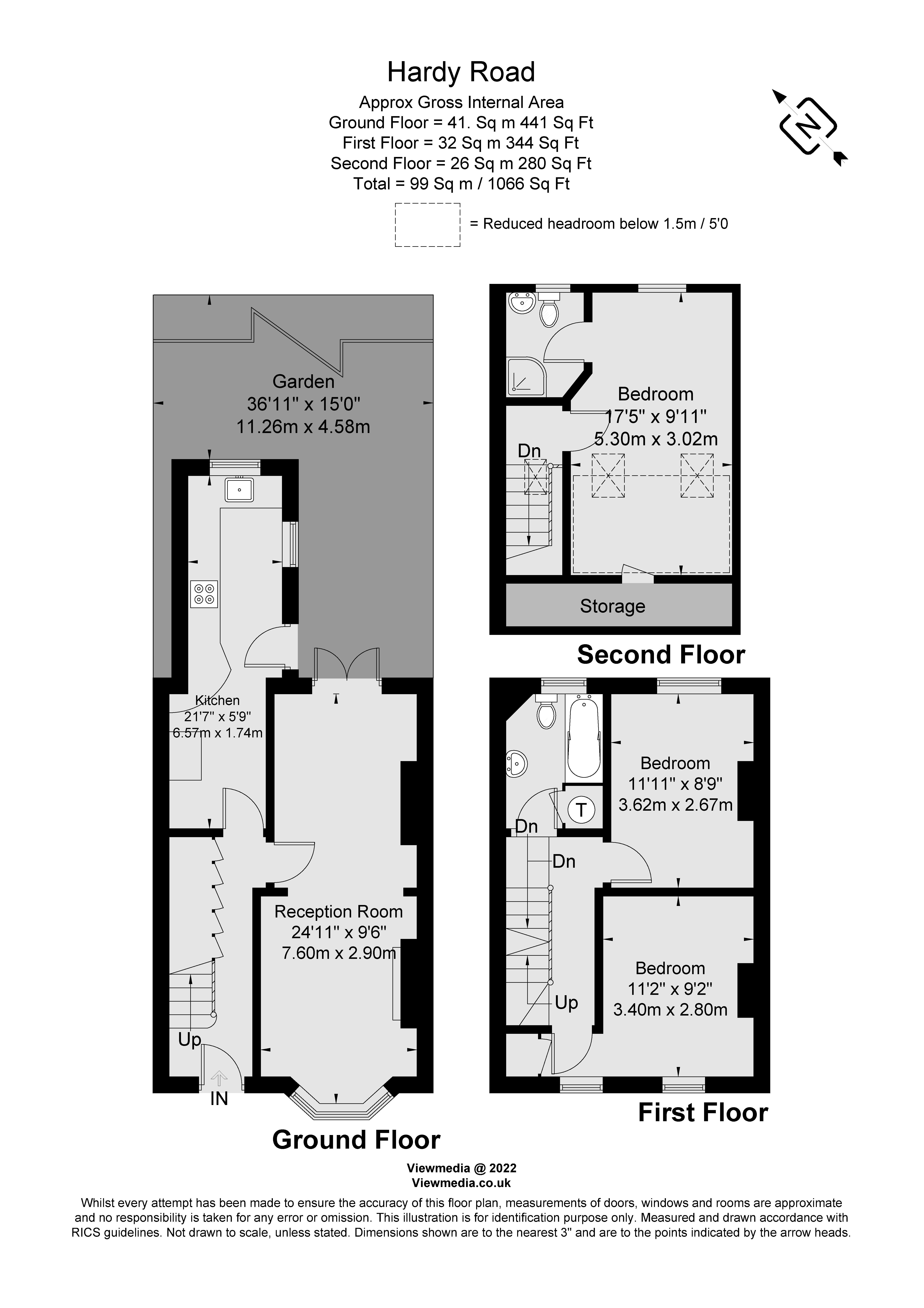 Hardy Road, Wimbledon, London SW19, 3 bedroom terraced house for sale