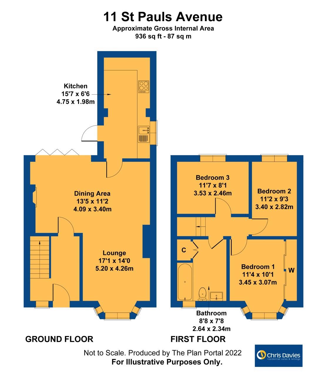 St. Pauls Avenue, Barry CF62, 3 bedroom semidetached house for sale
