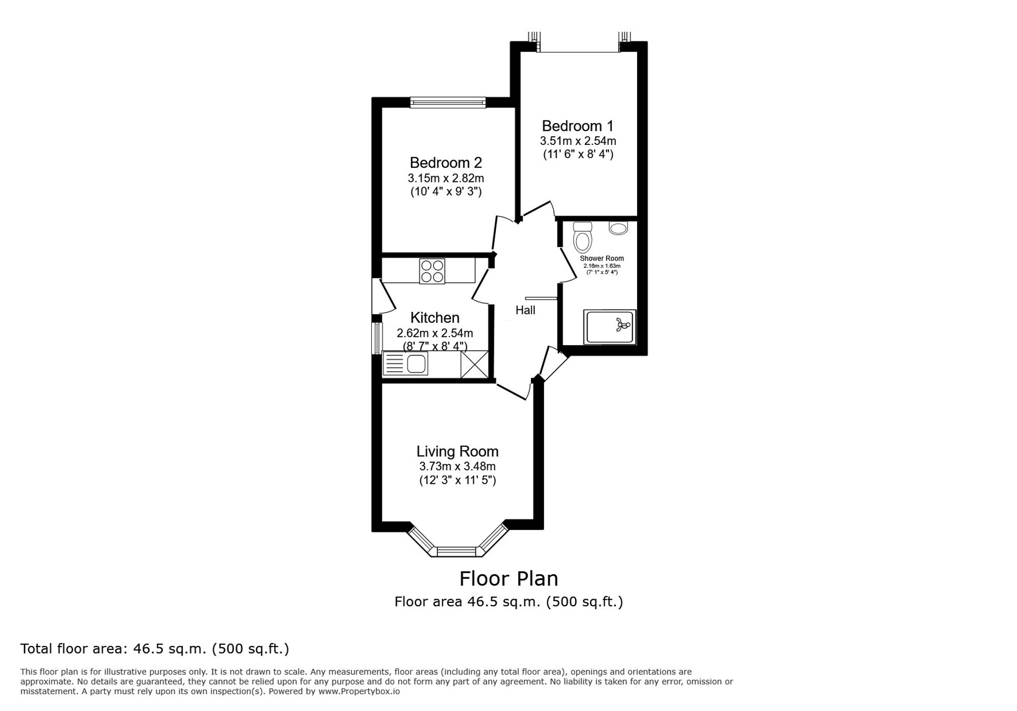 8 Fairview Crescent, Prestatyn floorplan
