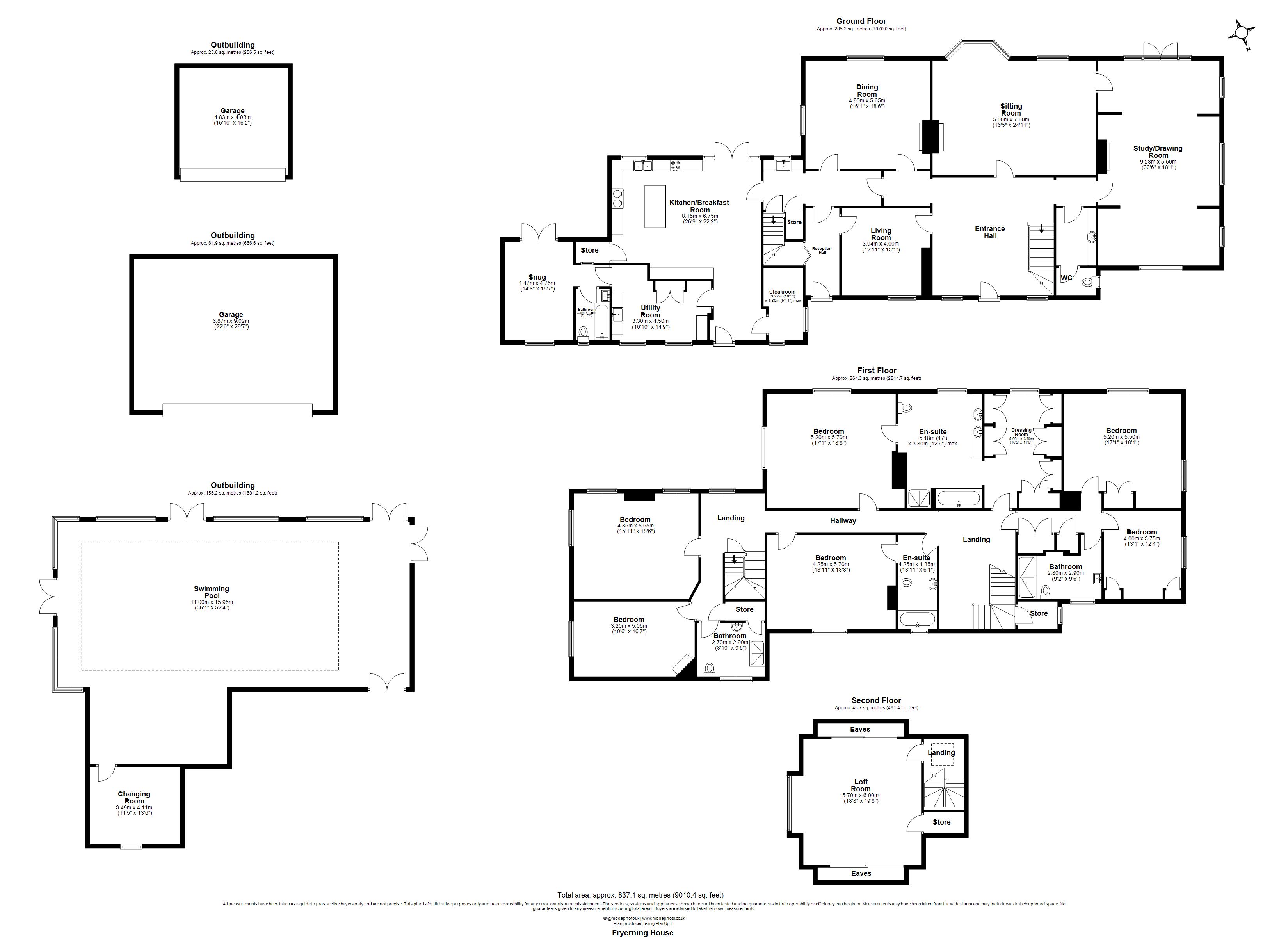 Fryerning House,, Beggar Hill, Ingatestone floorplan