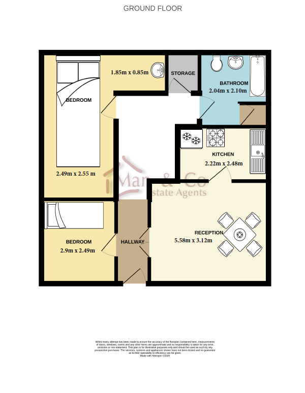 19, Pasteur Close, London floorplan