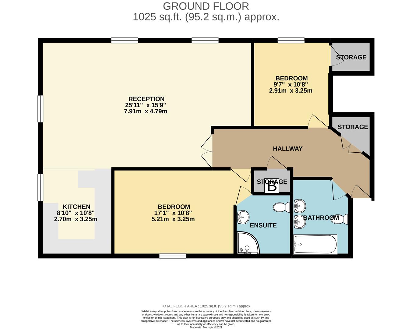 Flat 21 The Grand, 24 Elliot Street, Plymouth floorplan