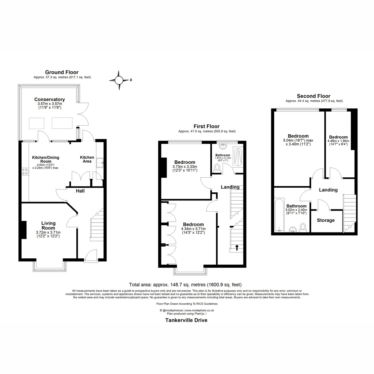 107, Tankerville Drive, Leigh-on-sea floorplan