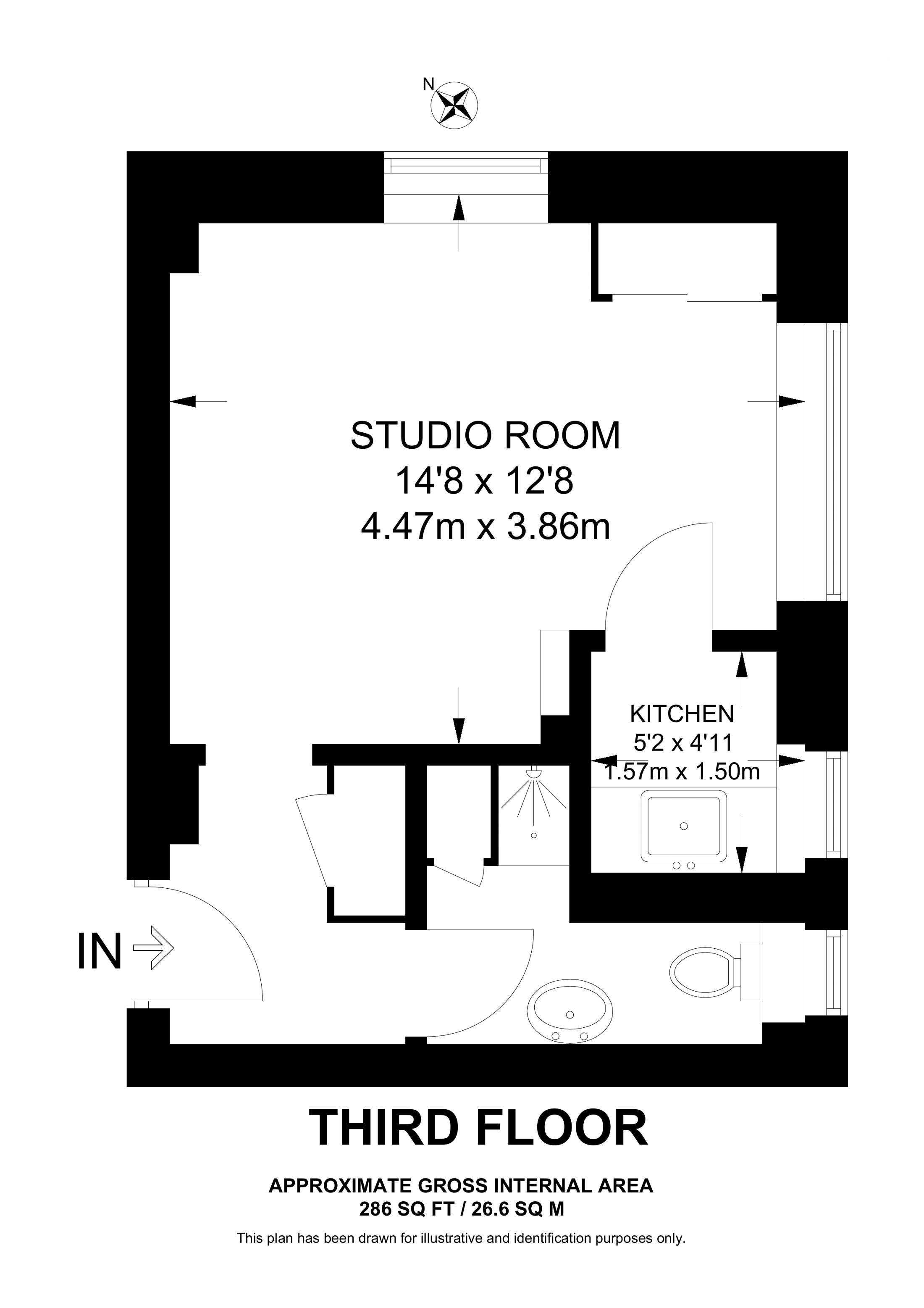 Cliffords Inn, City floorplan