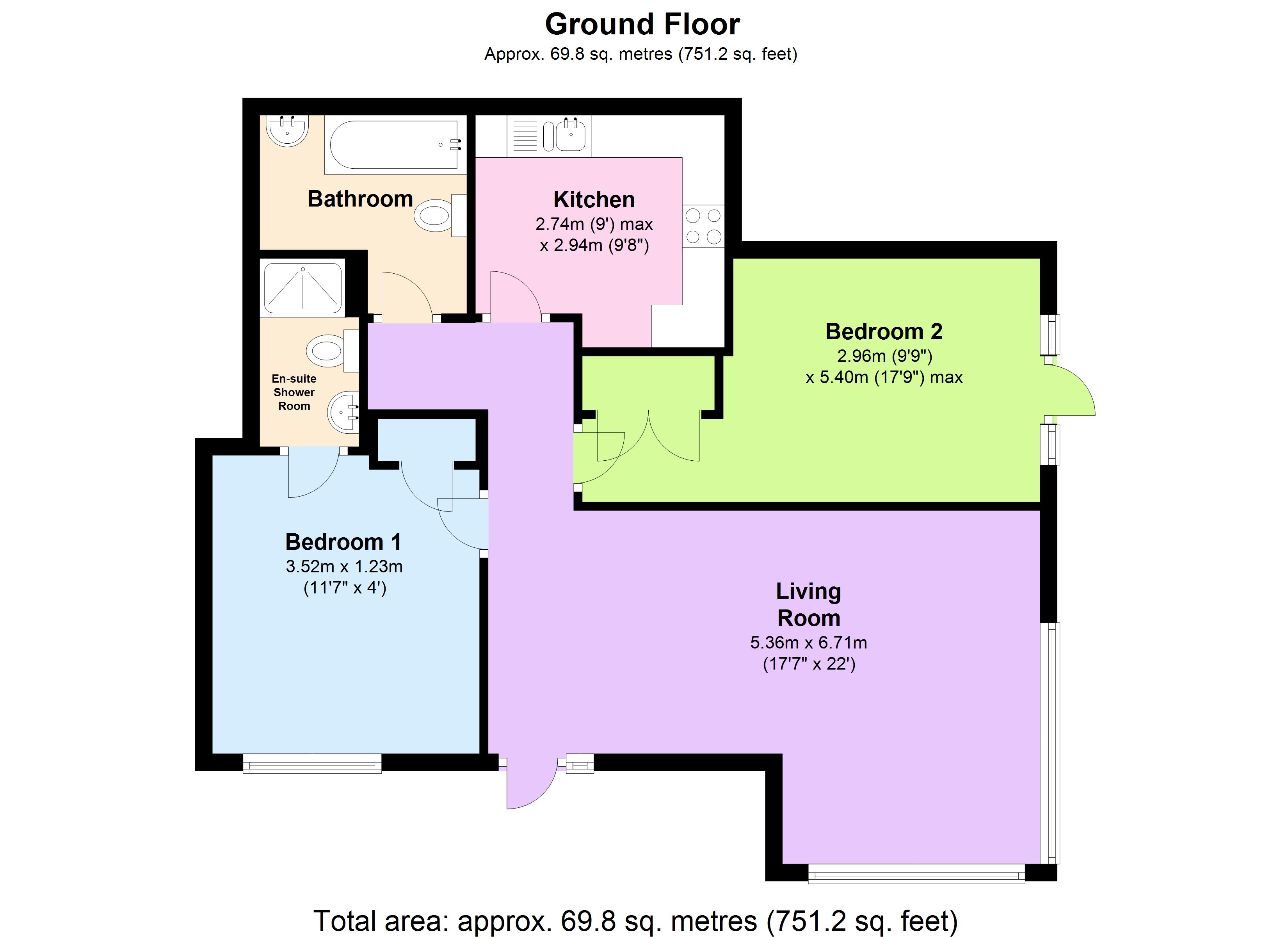 2 Bedrooms Flat for sale in Flat 1, Colemans House, 113 London Road, Etchingham, East Sussex TN19