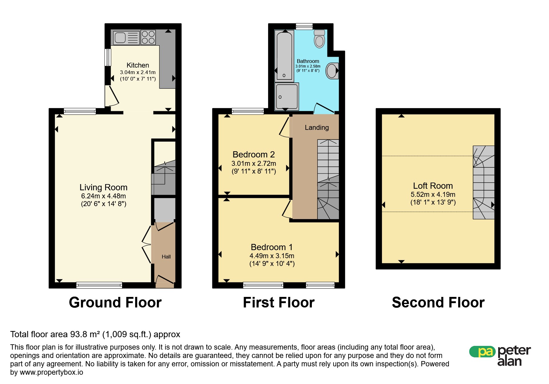 23, Meadow Street, Abertillery floorplan