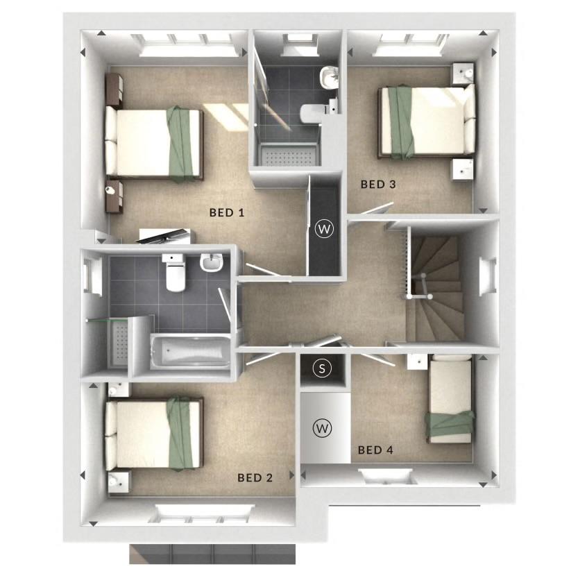 Plot 8 Woolcroft Rise, Ingleberry Road, Loughborough floorplan