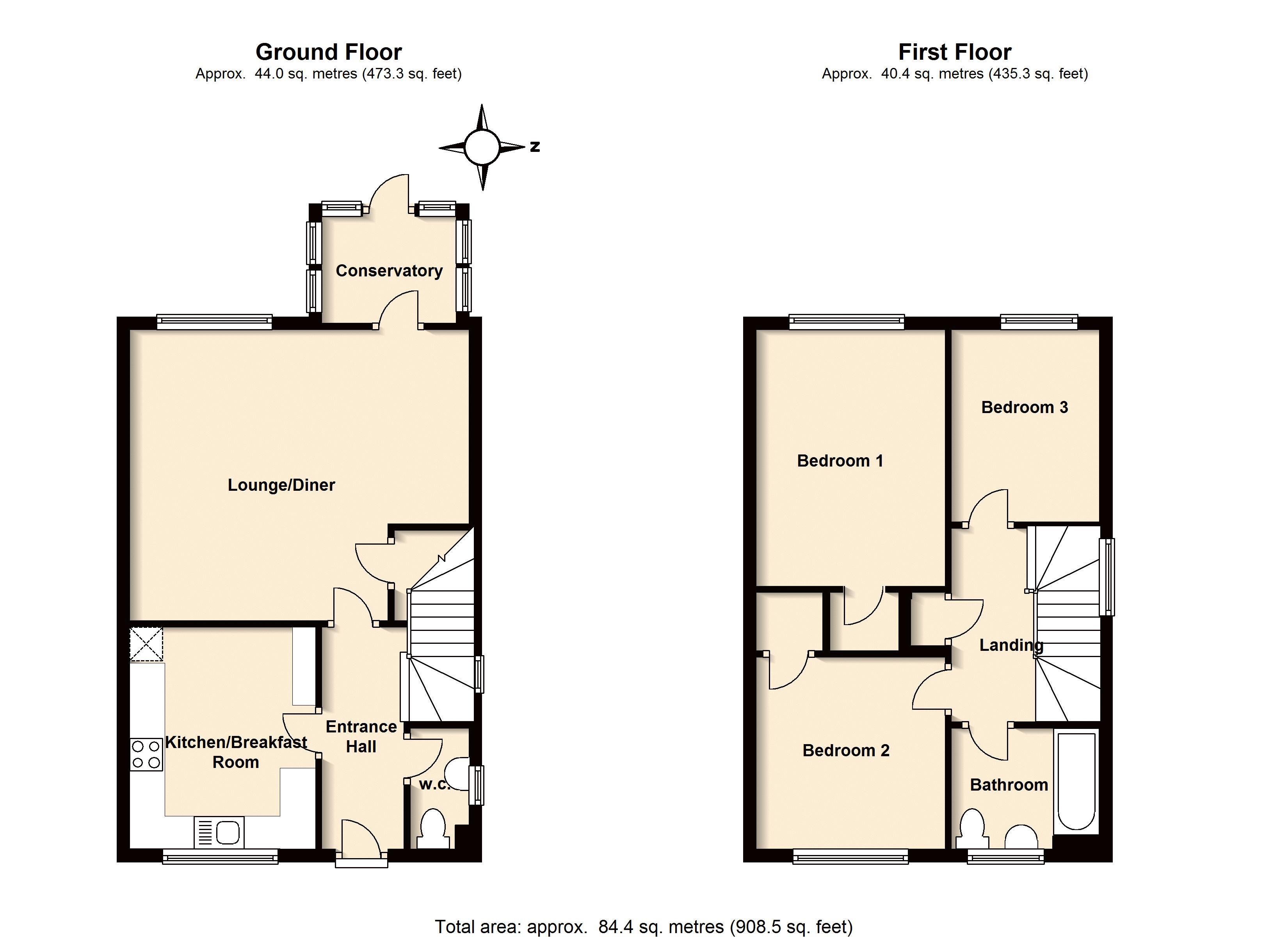 3 Bedrooms End terrace house to rent in Victoria Mews, St. Judes Road, Englefield Green, Egham TW20