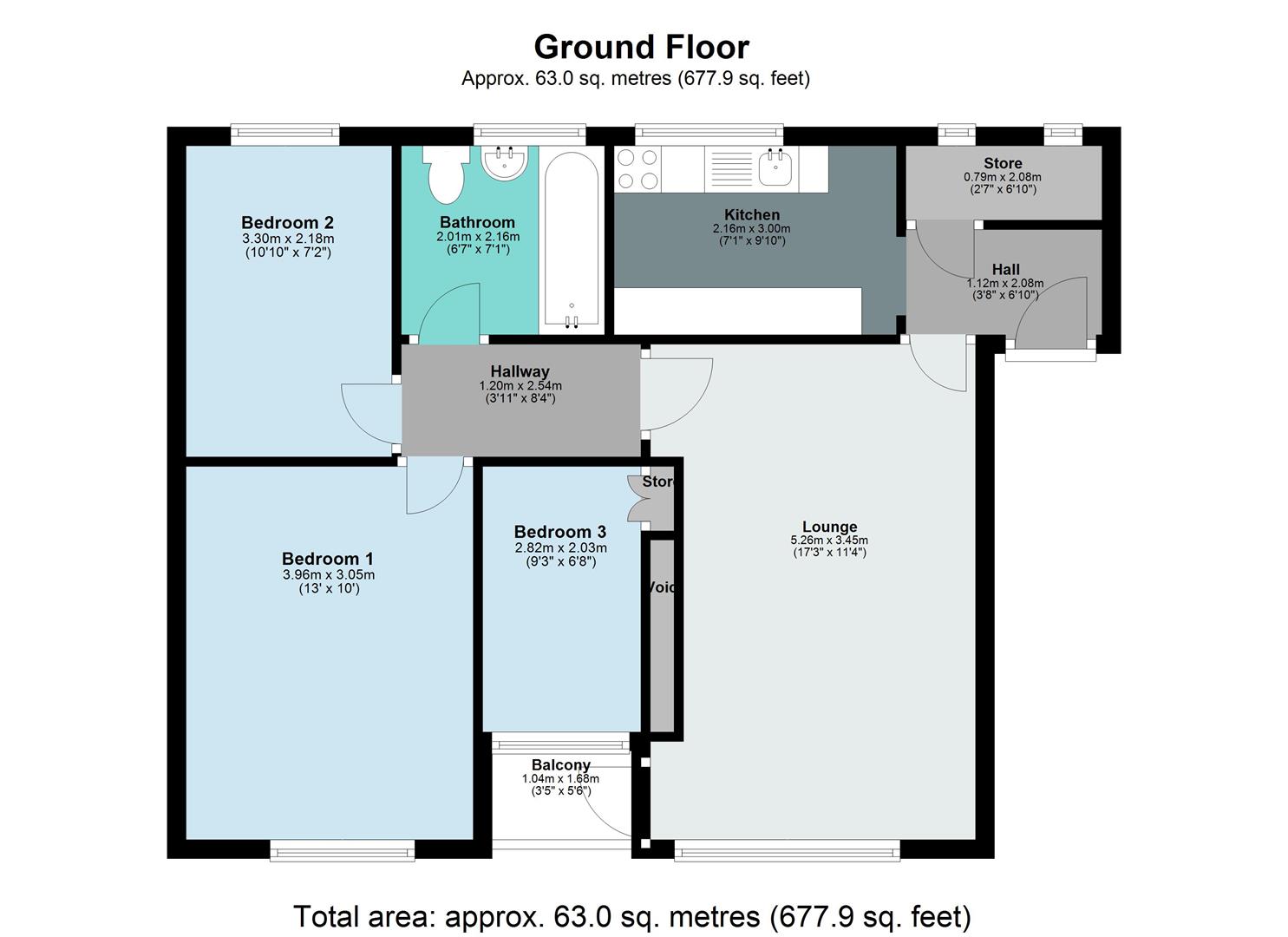 34, Foxwood Grove, Birmingham floorplan