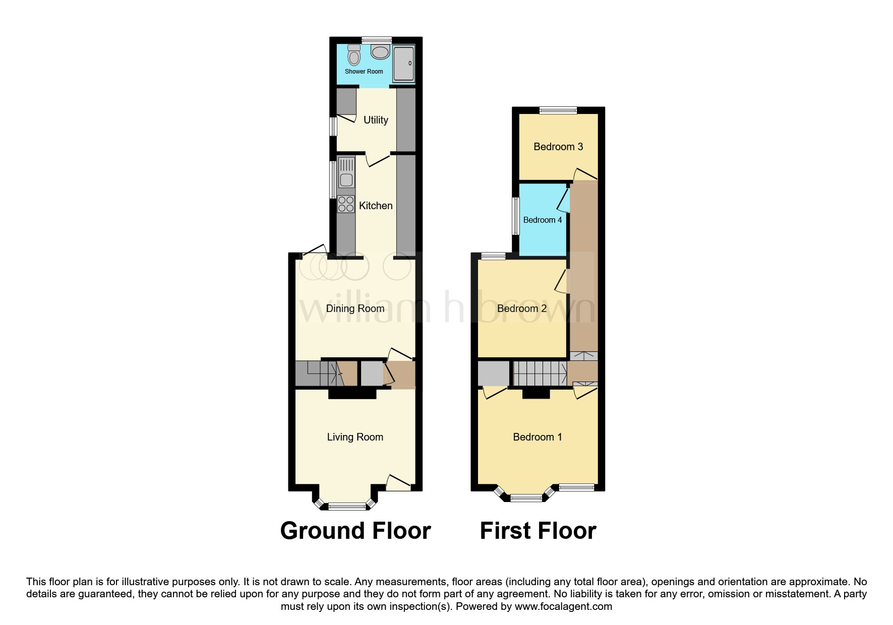 19, Frederick Road, Great Yarmouth floorplan