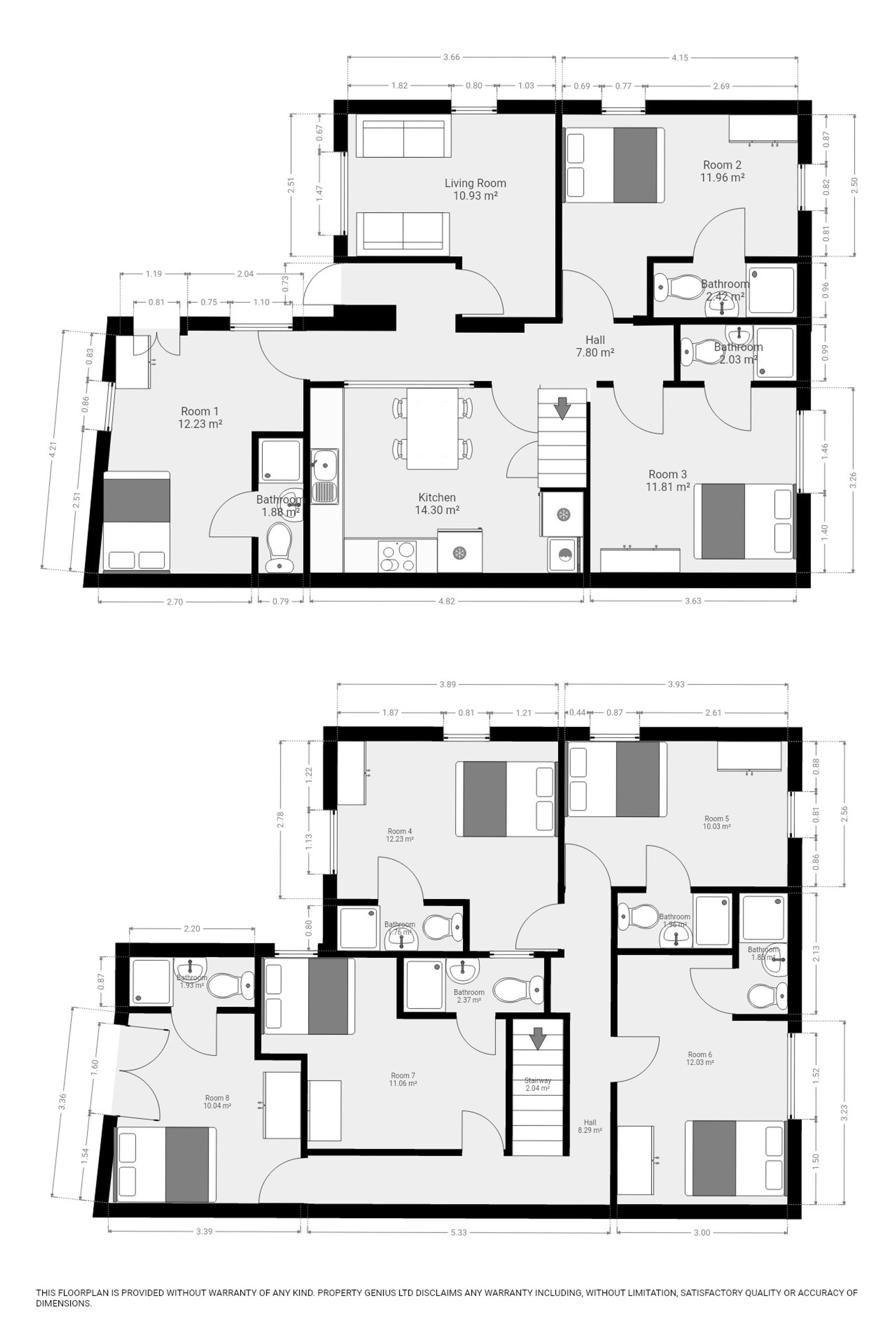 Room 4 6 Back Grafton Street, Altrincham floorplan