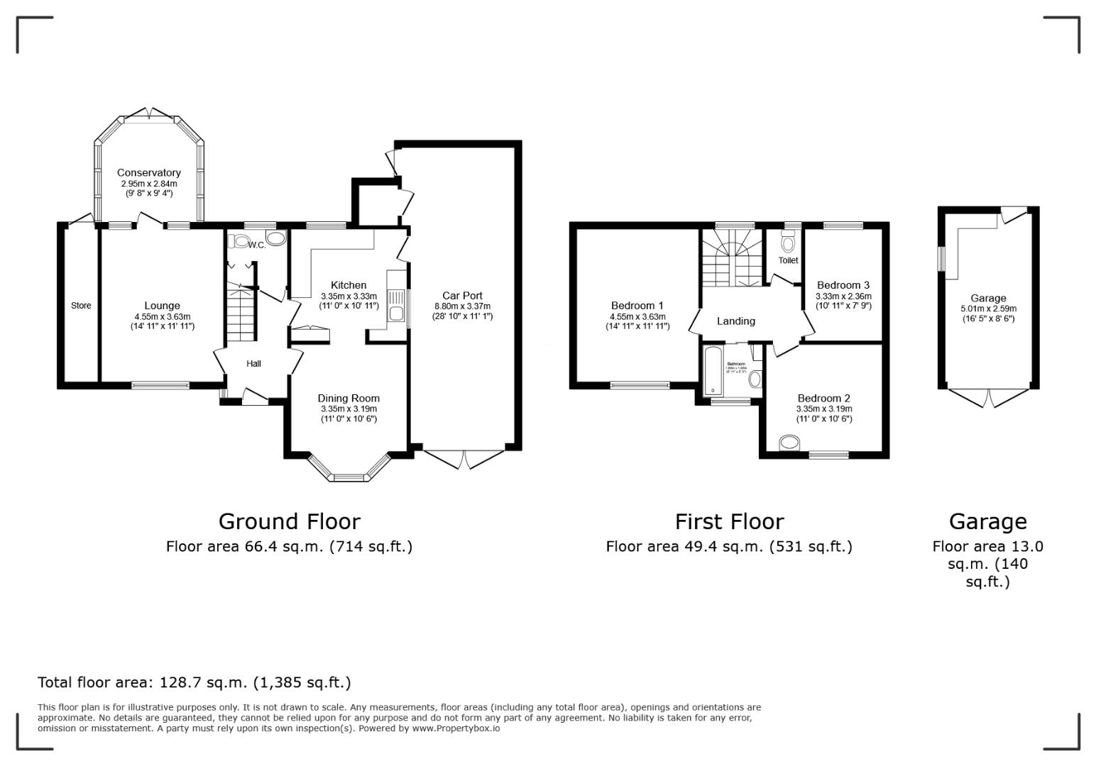 52, Highfield Lane, Chesterfield floorplan