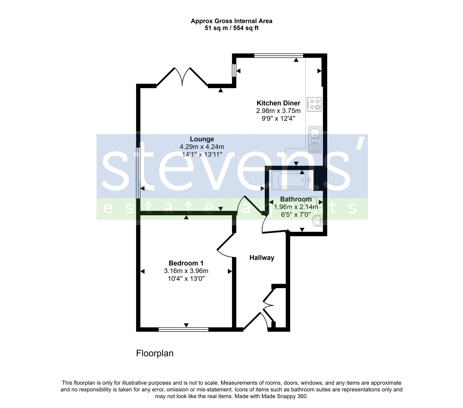 1 Tarka Court, Fore Street, North Tawton floorplan