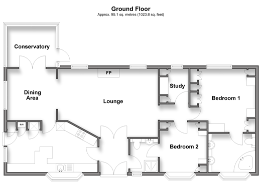 Pilgrims Close Harrietsham, Maidstone floorplan