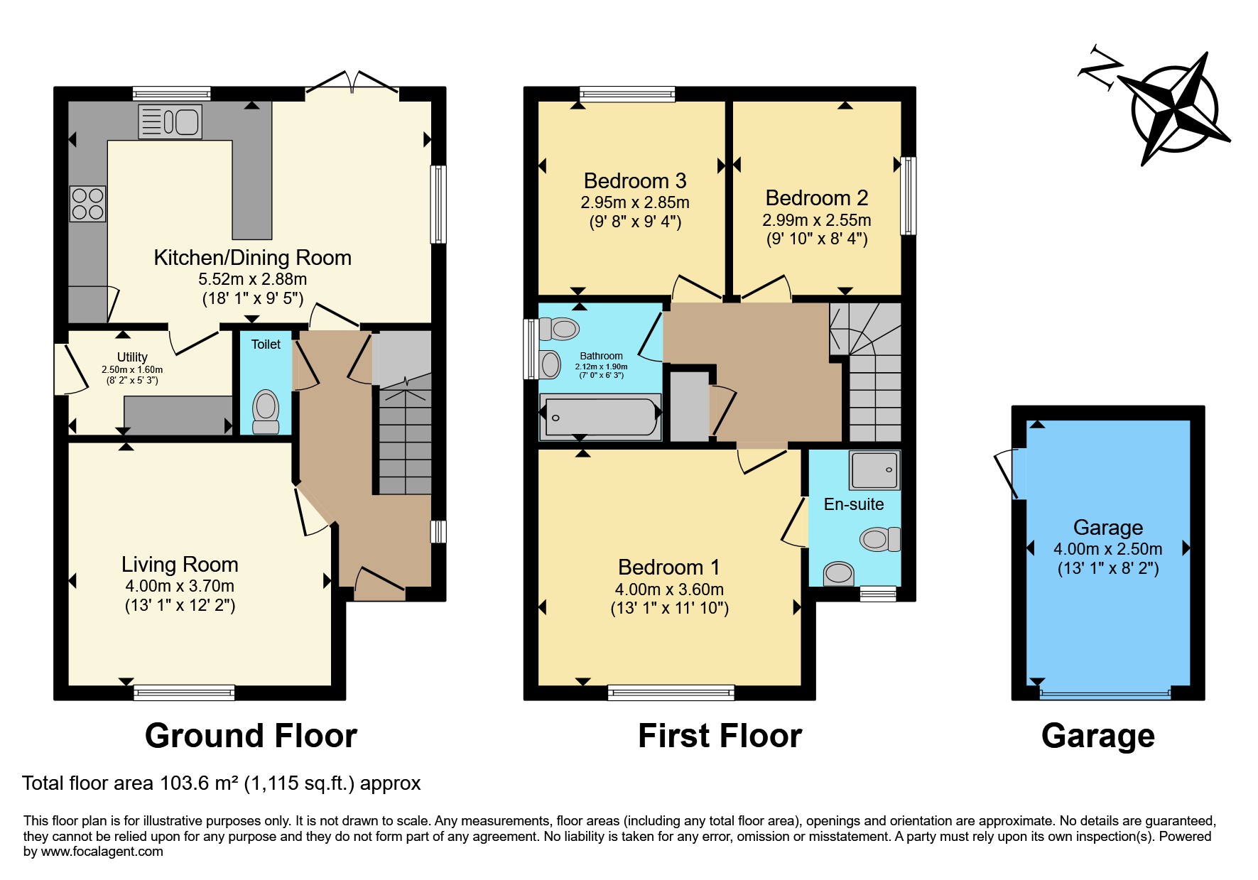 192, Miners Way, Cannock floorplan