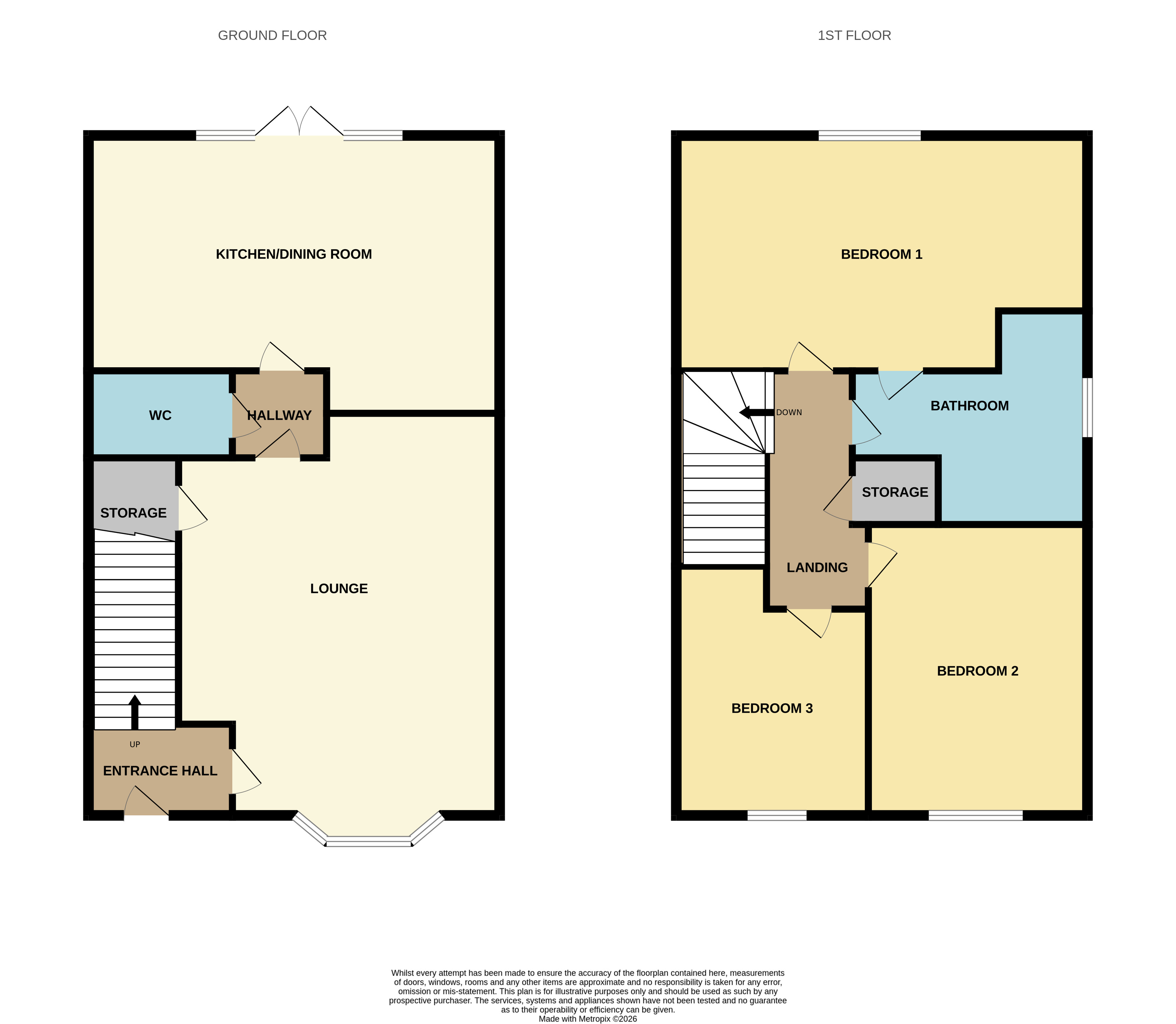 10, Pine Grove, Staffordshire floorplan