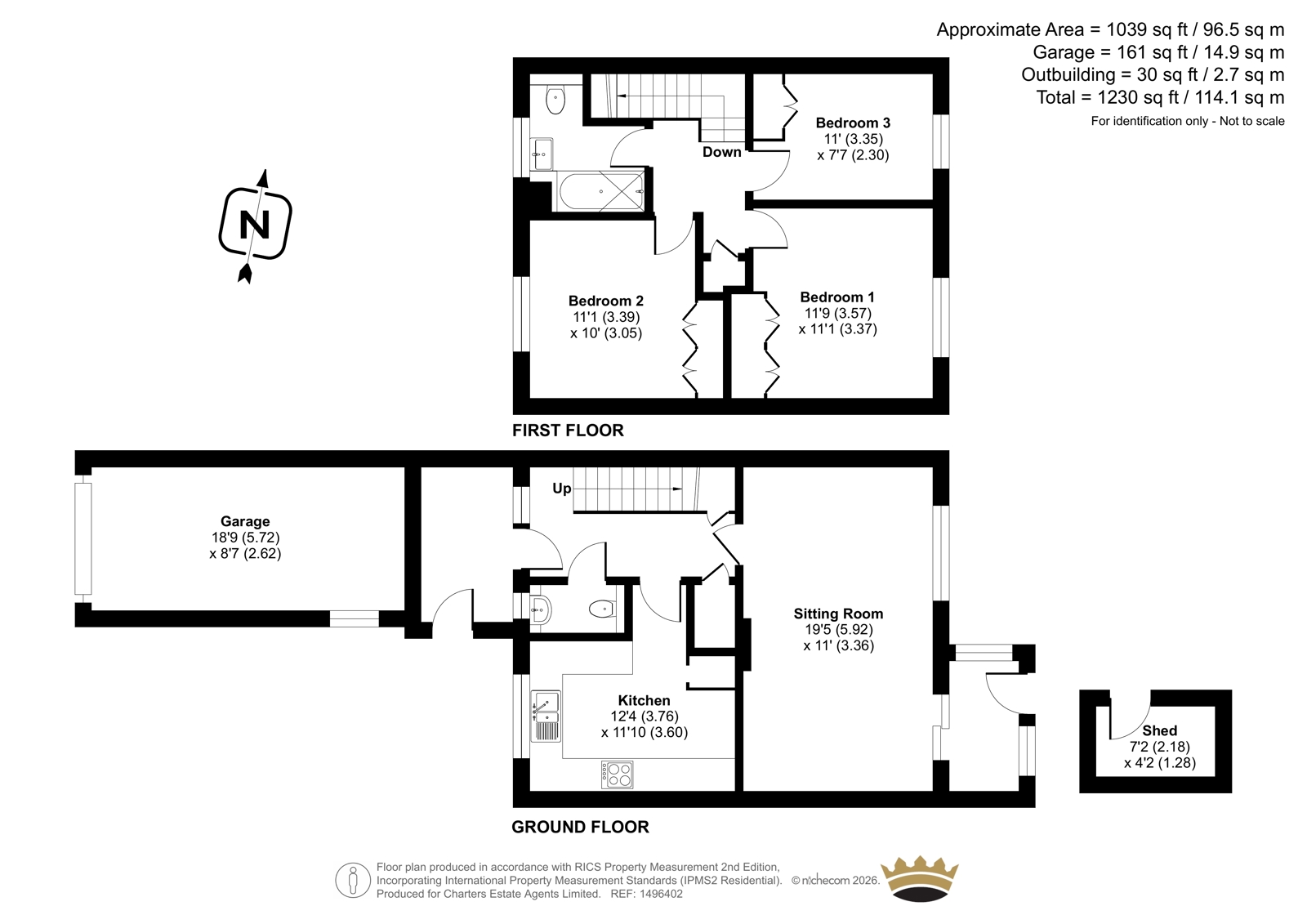33, Rushmere Walk, Hampshire floorplan