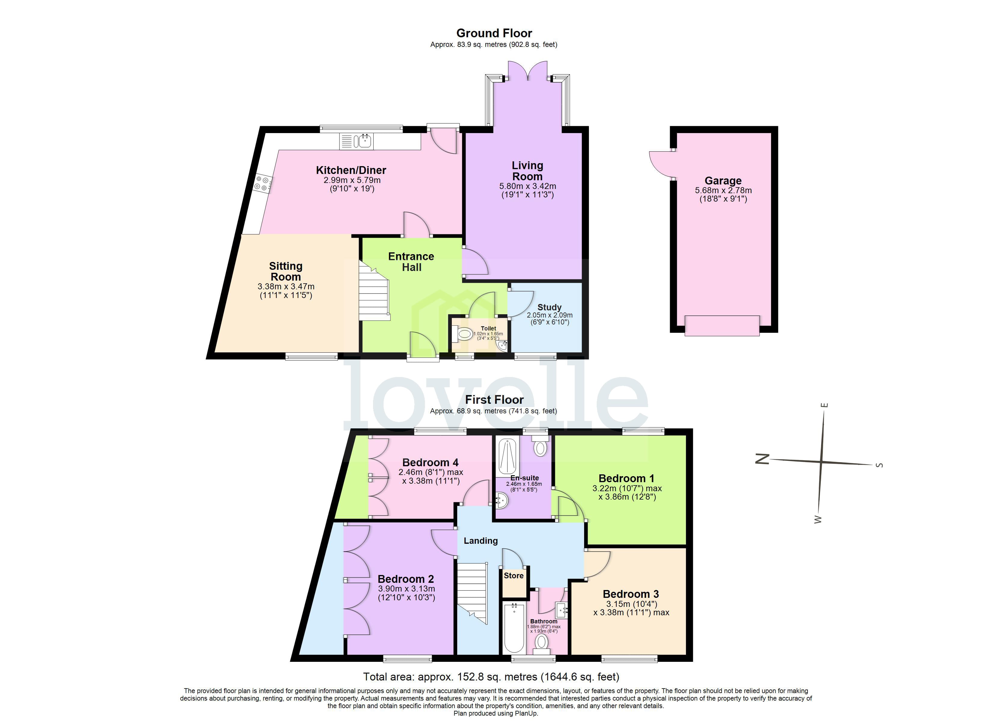 14, Mellor Way, New Waltham floorplan