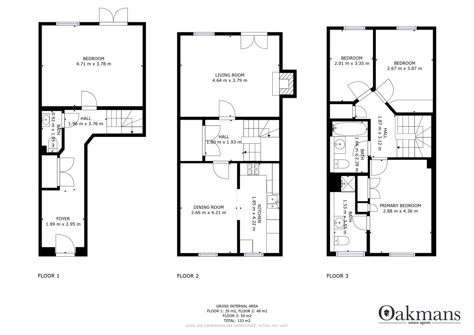 7, COURTLANDS CLOSE, BIRMINGHAM floorplan