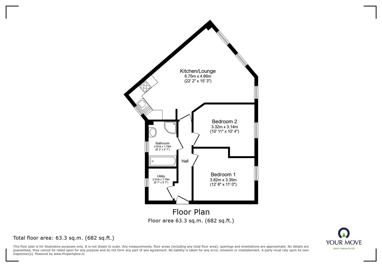46, Farnley Road, Doncaster floorplan